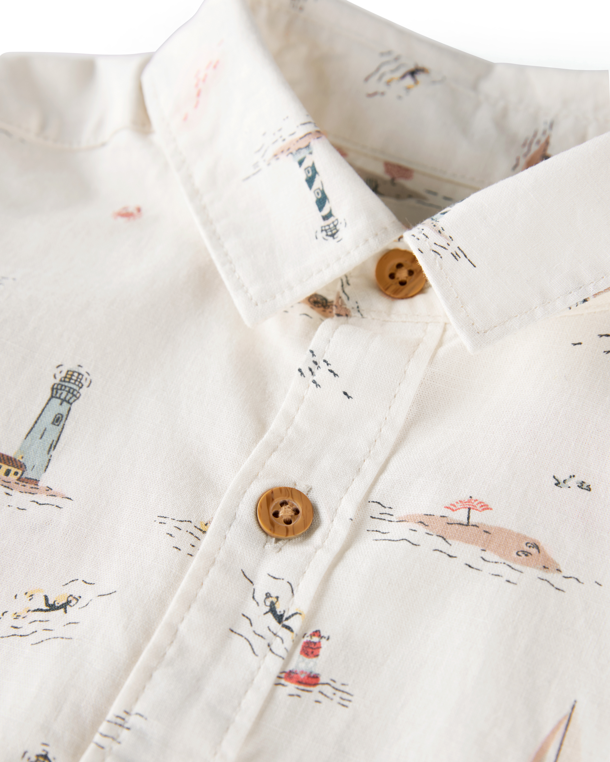 Toddler 2-Piece Coastal Print Set Made with Organic Cotton