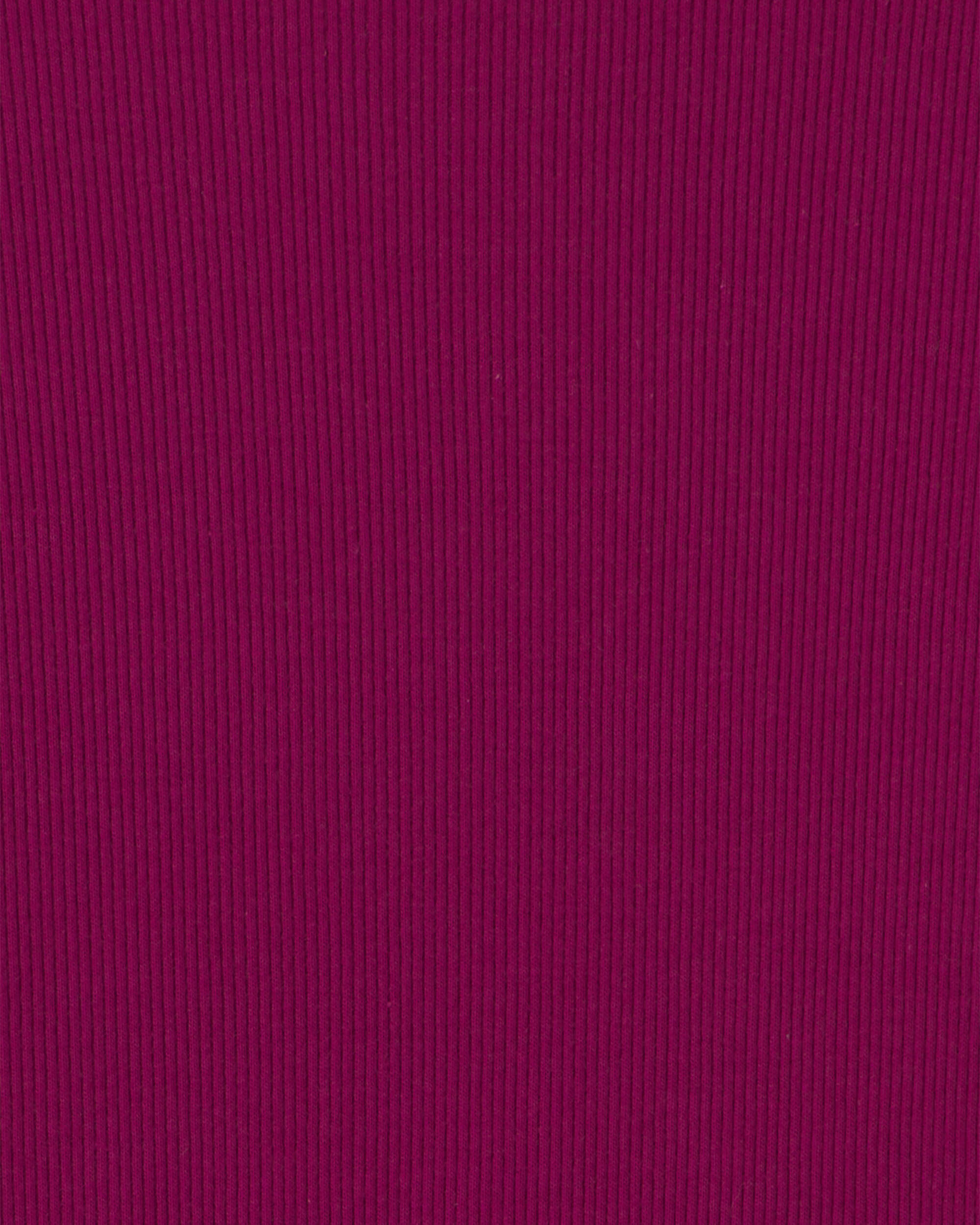 Girls Long-Sleeve Ribbed Top - Burgundy