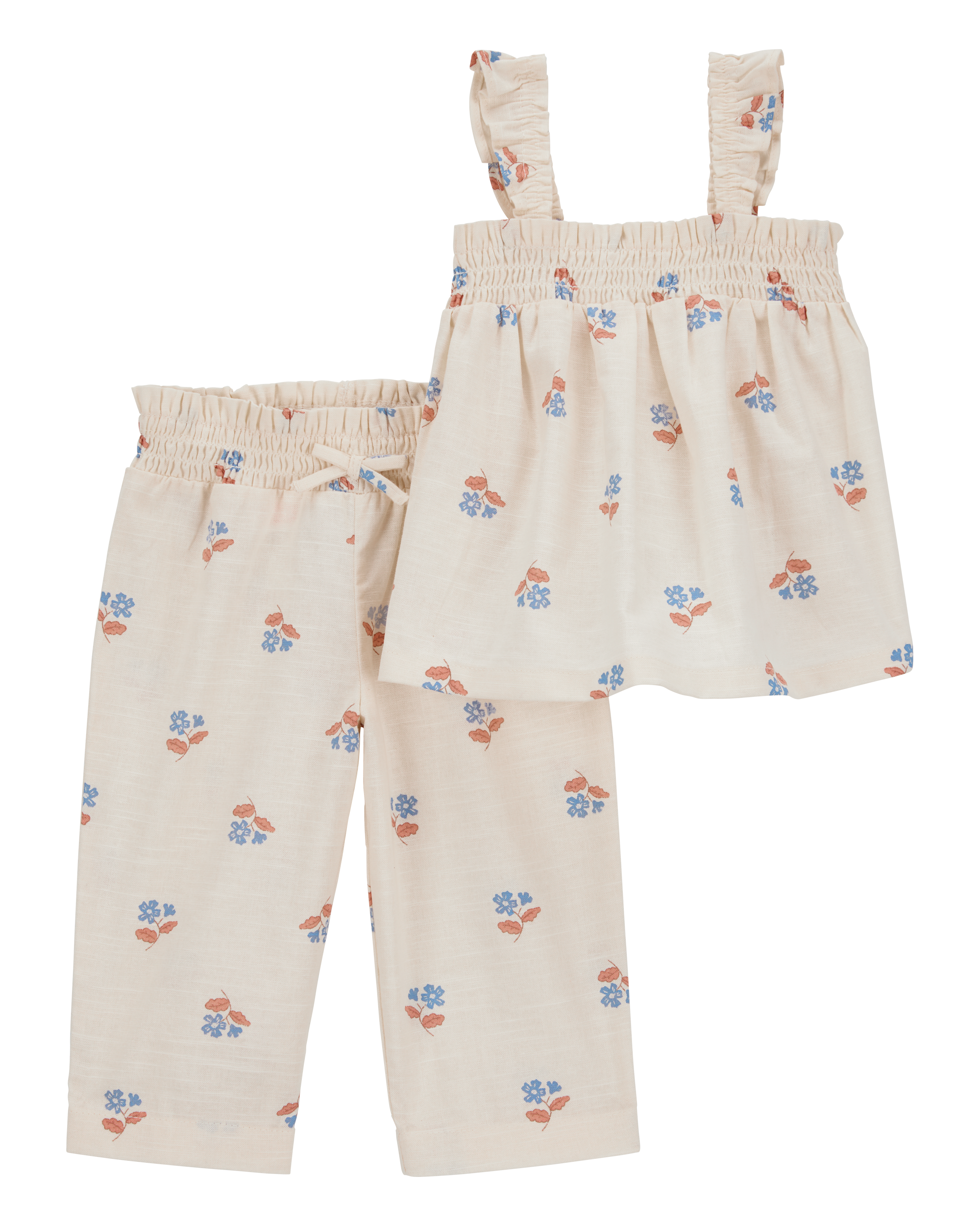 Baby 2-Piece Floral Tank & Pant Set