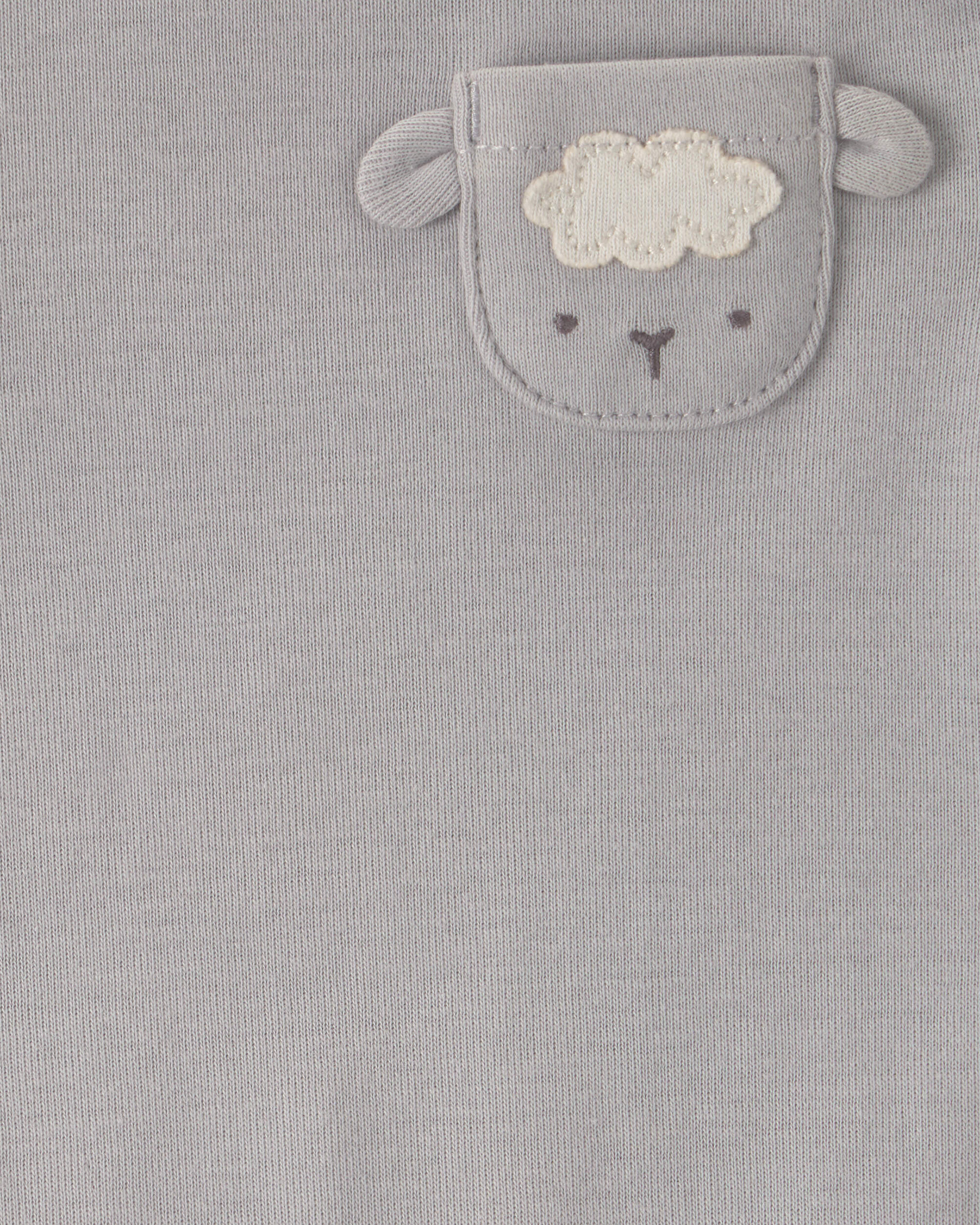 Baby 7-Pack Sheep Short-Sleeve Bodysuits - Green/Grey/Ivory