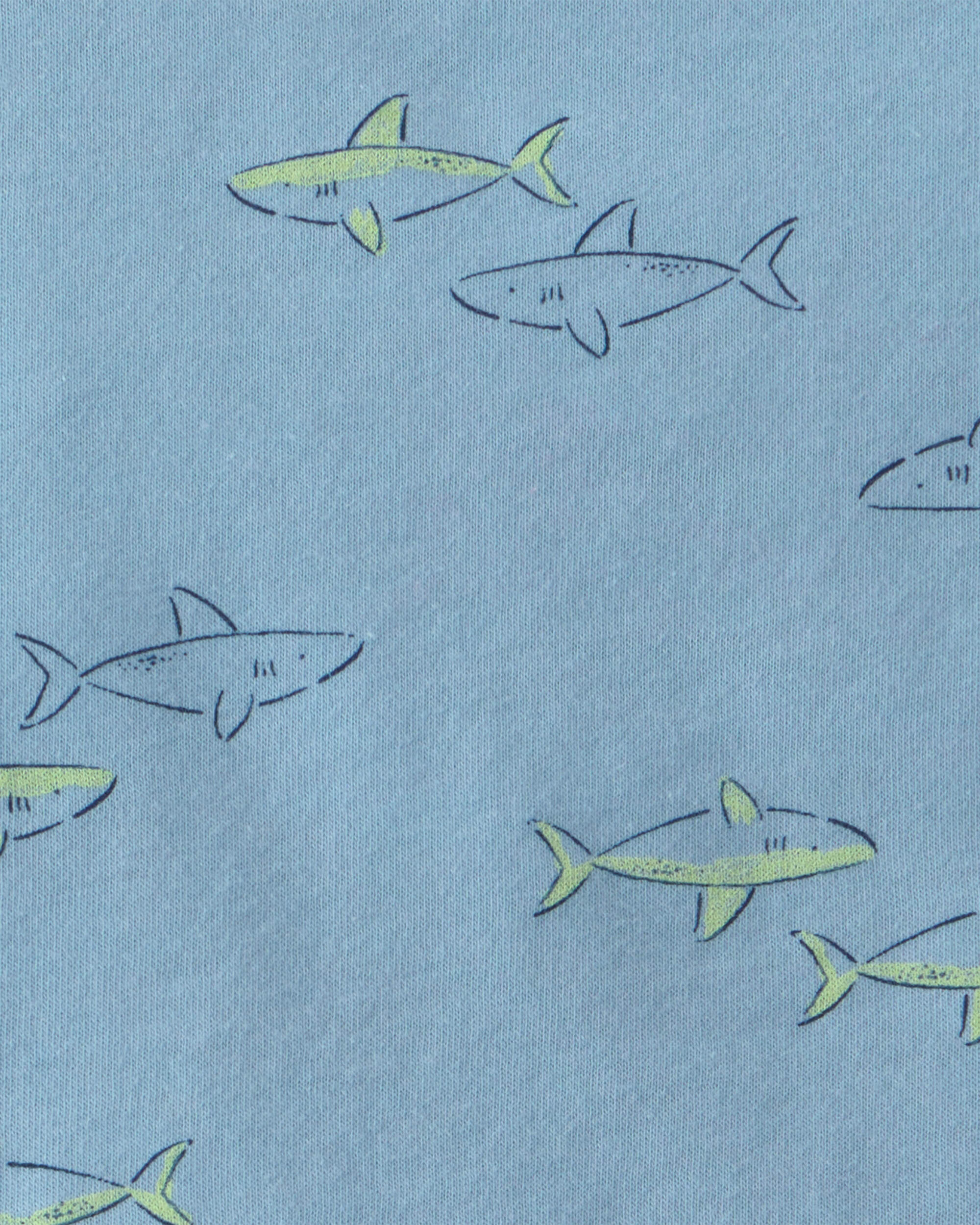 Baby Boy Shark Tank Top - Blue