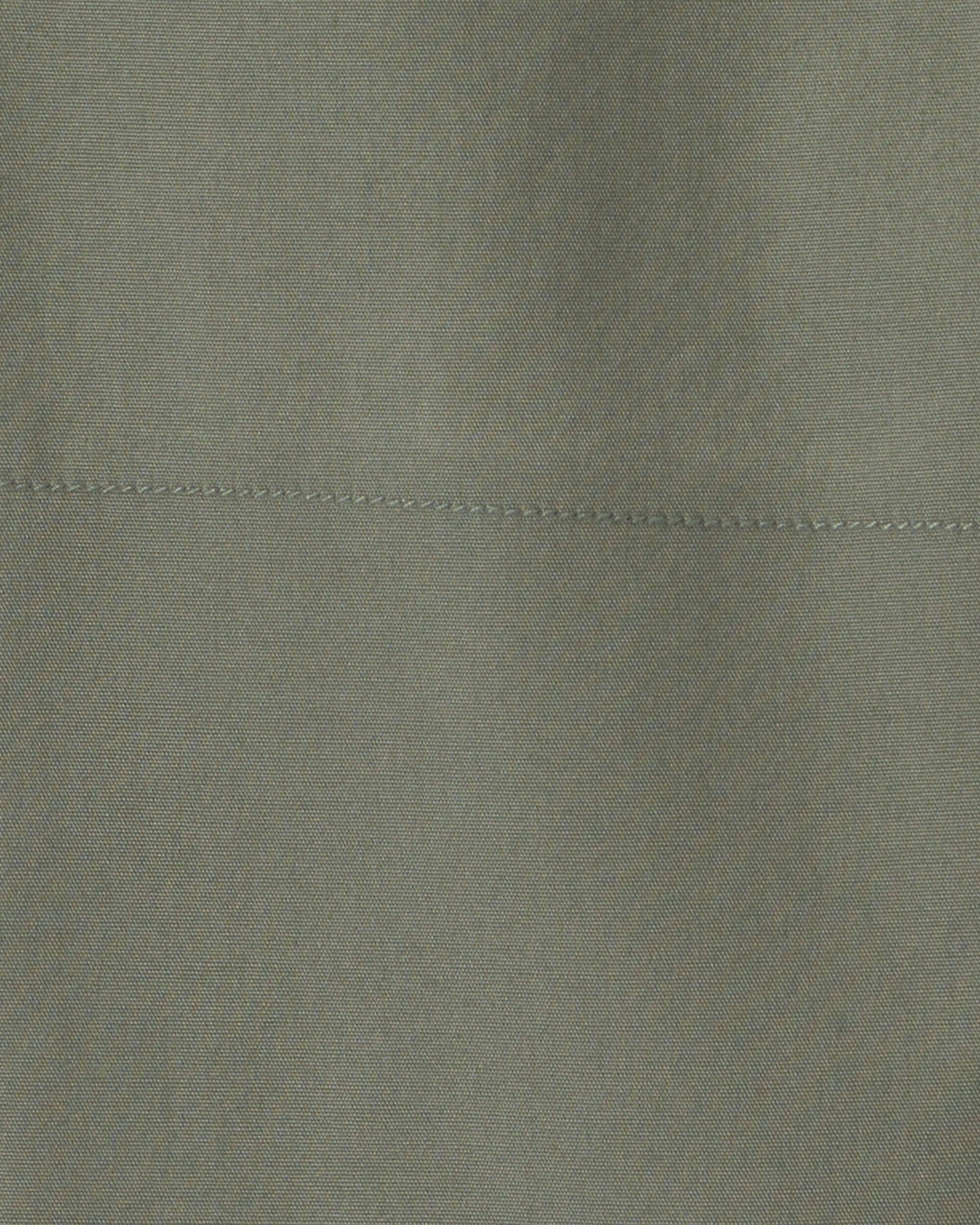 Boys Pull-On Canvas Pants - Olive Green