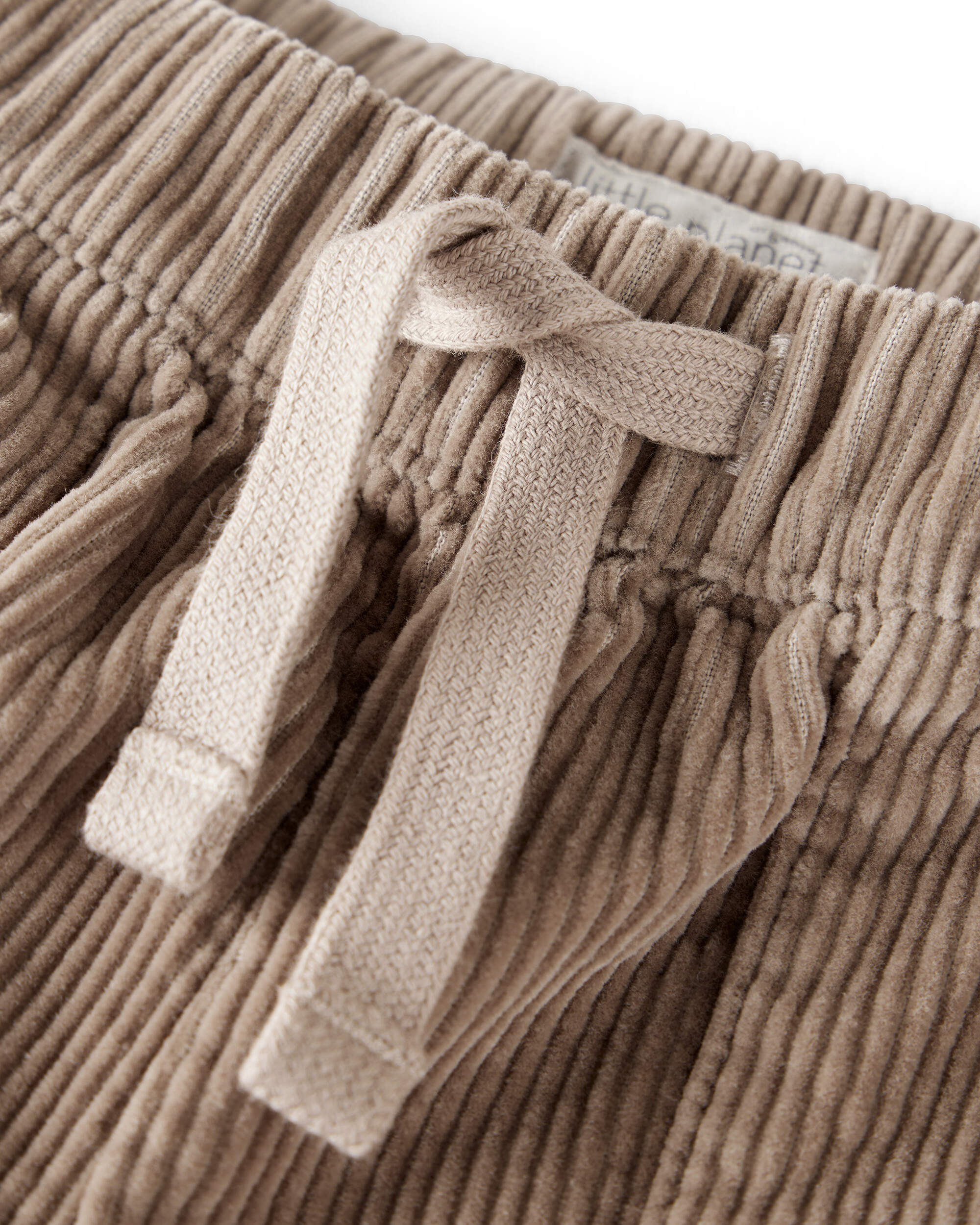 Kid Organic Cotton Corduroy Drawstring Pants