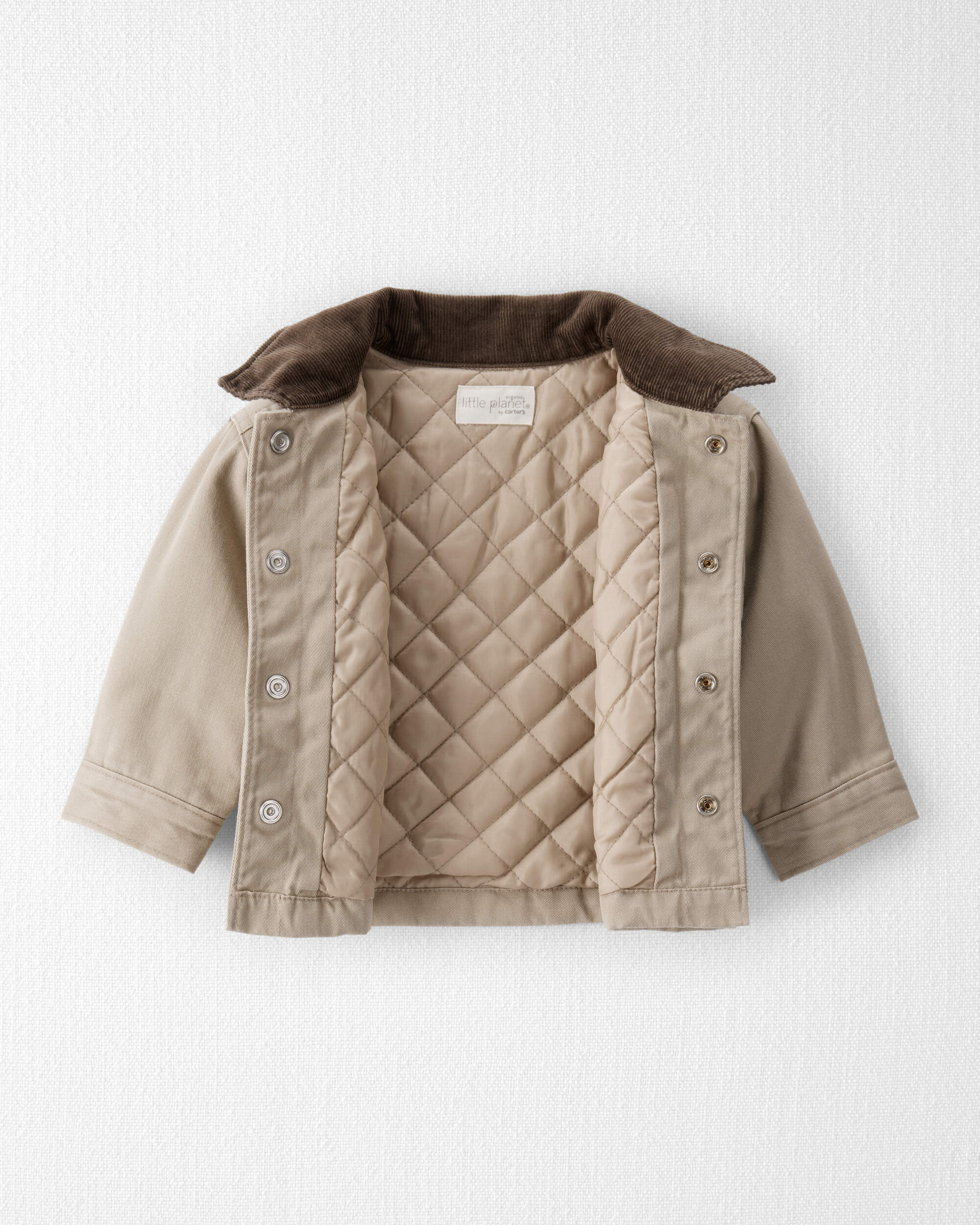 Baby Organic Cotton Twill Barn Jacket