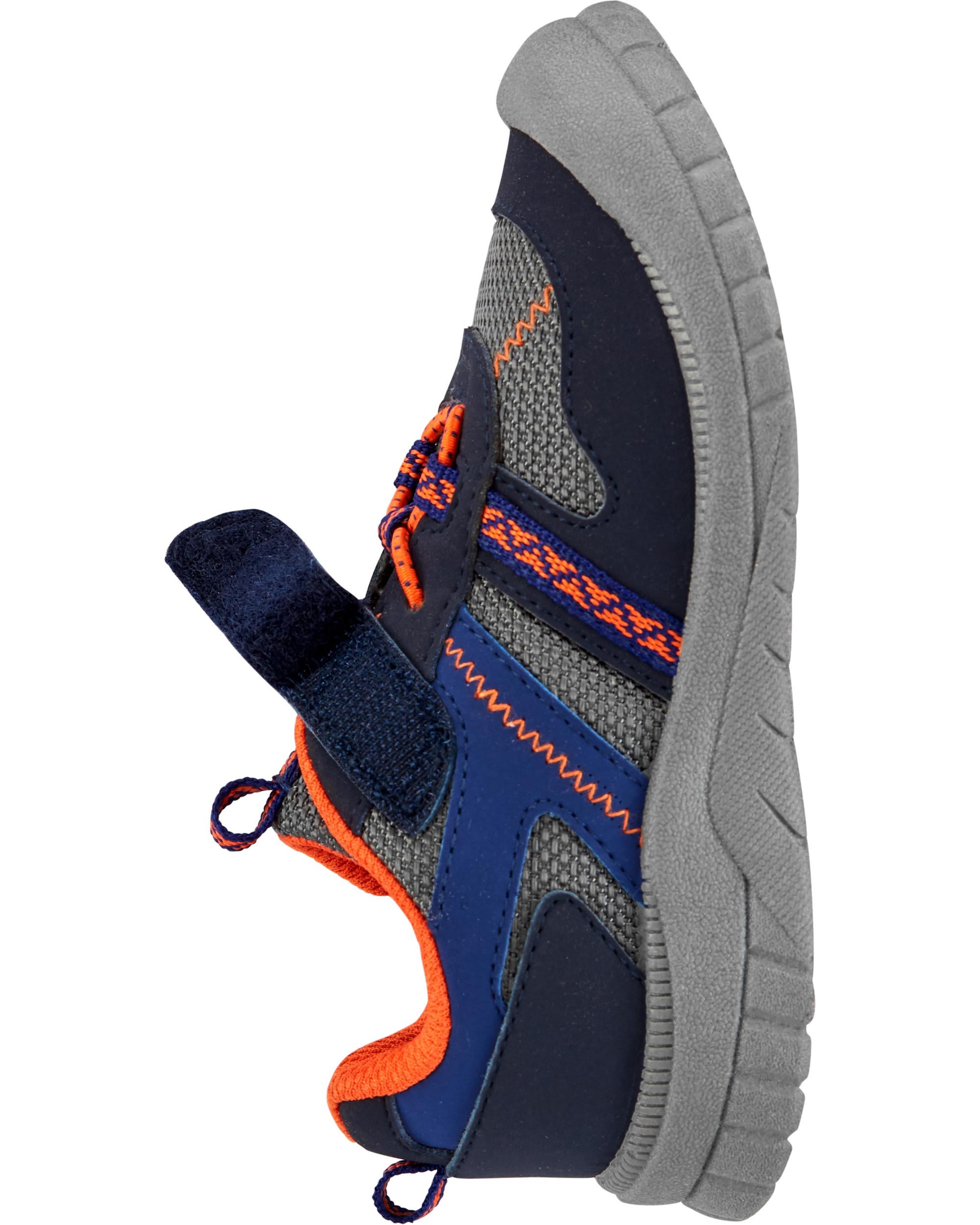 Navy Orange Bump Toe Athletic Sneakers Carter s Canada