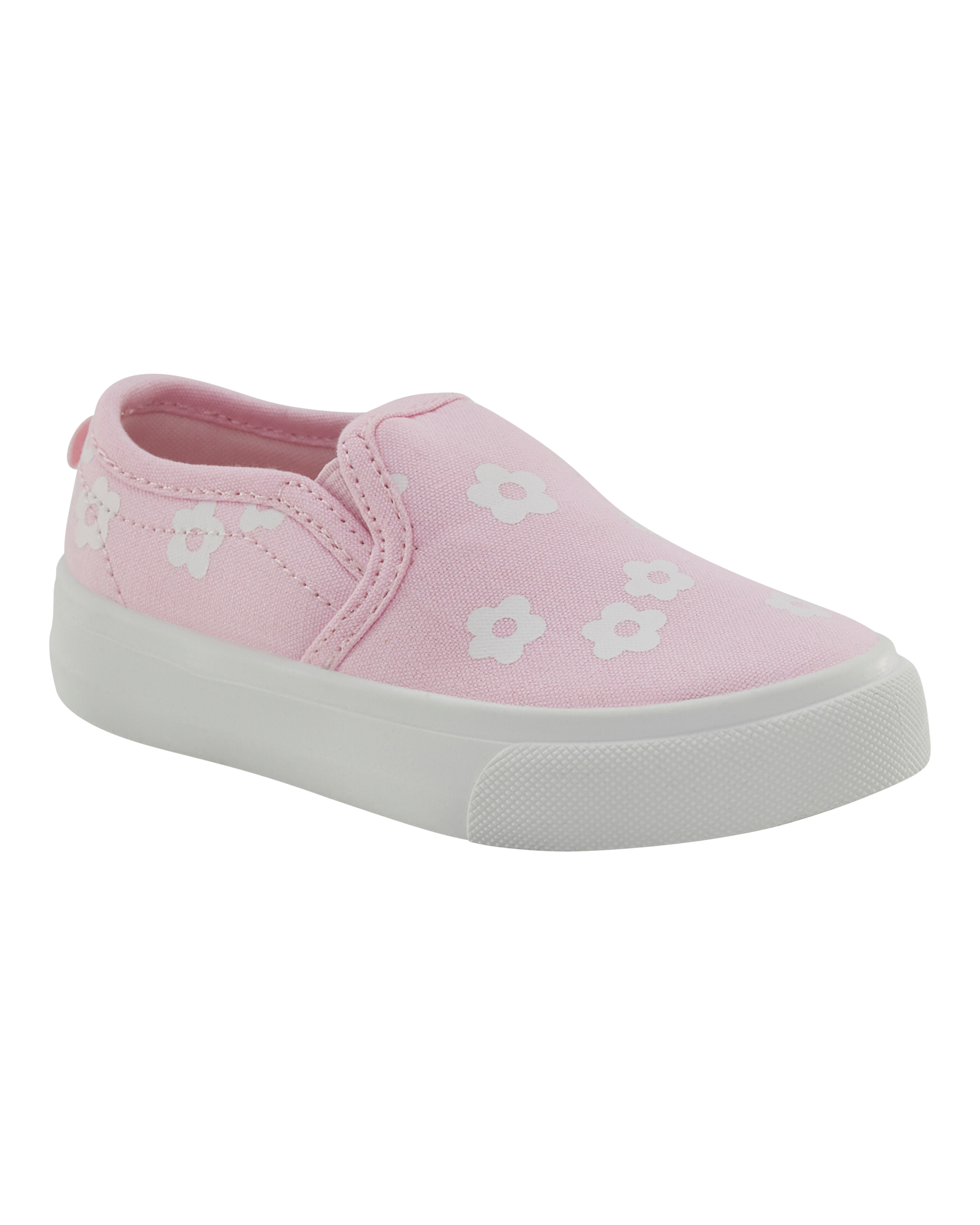 Toddler Slip-On Floral Sneakers - Pink
