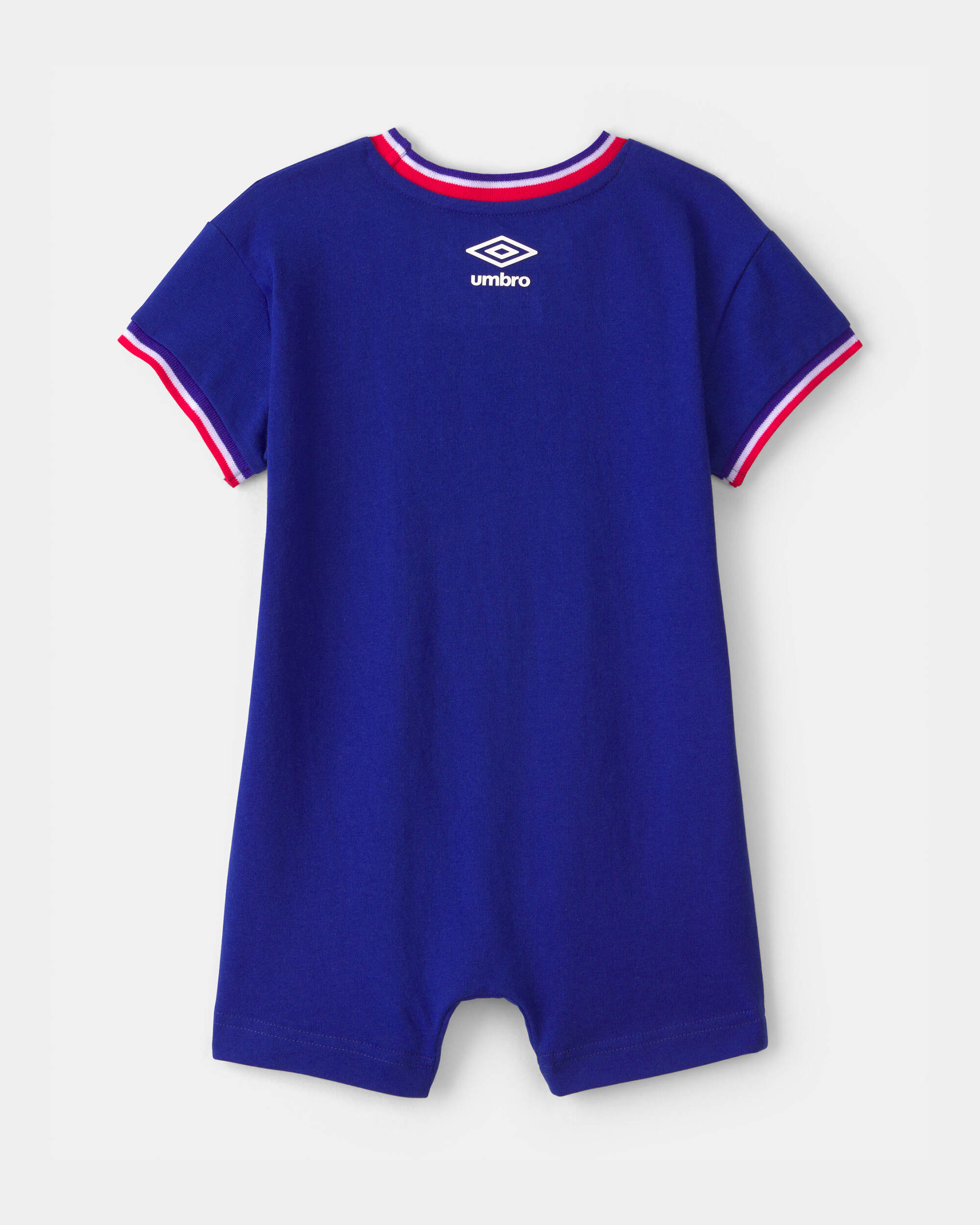 Baby Umbro France Soccer Romper - Blue/Red/White