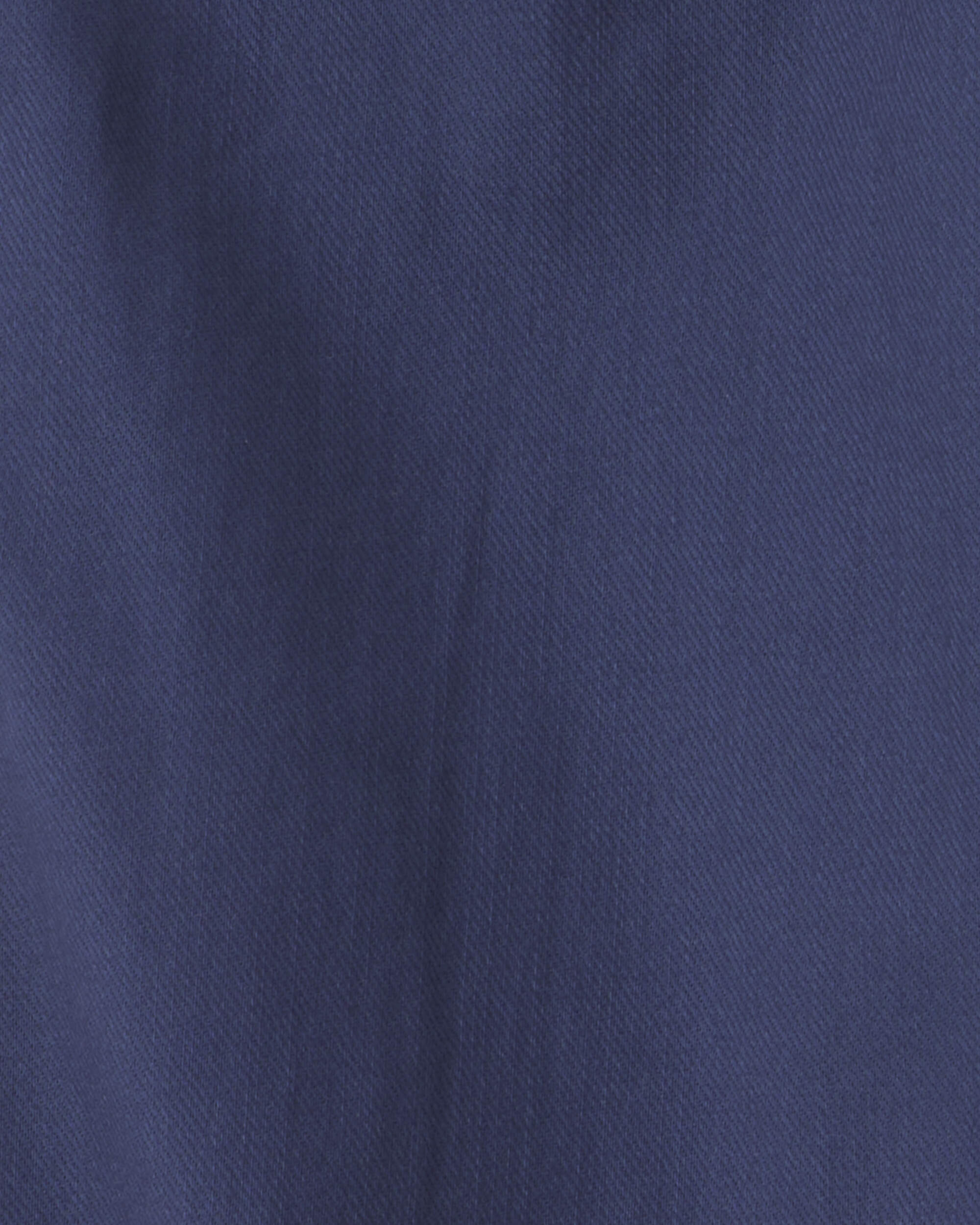 Boys Twill Joggers - Navy Blue