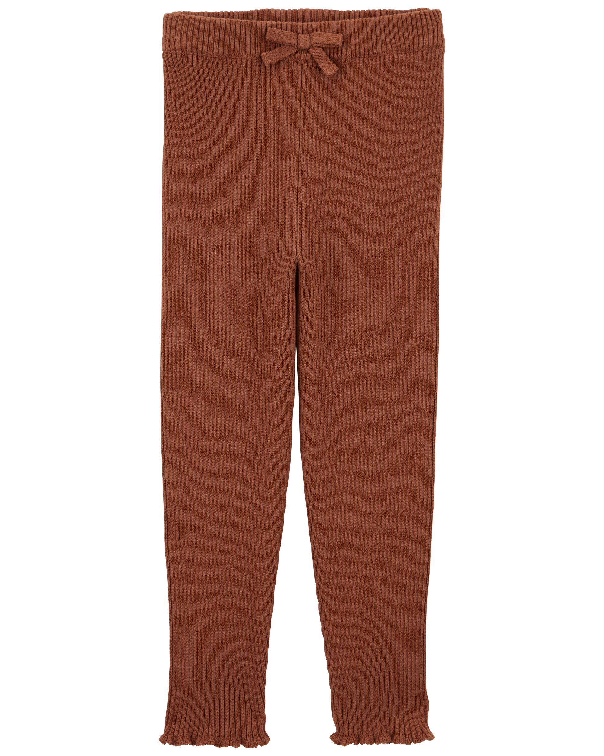 Ribbed Sweater Knit Pants