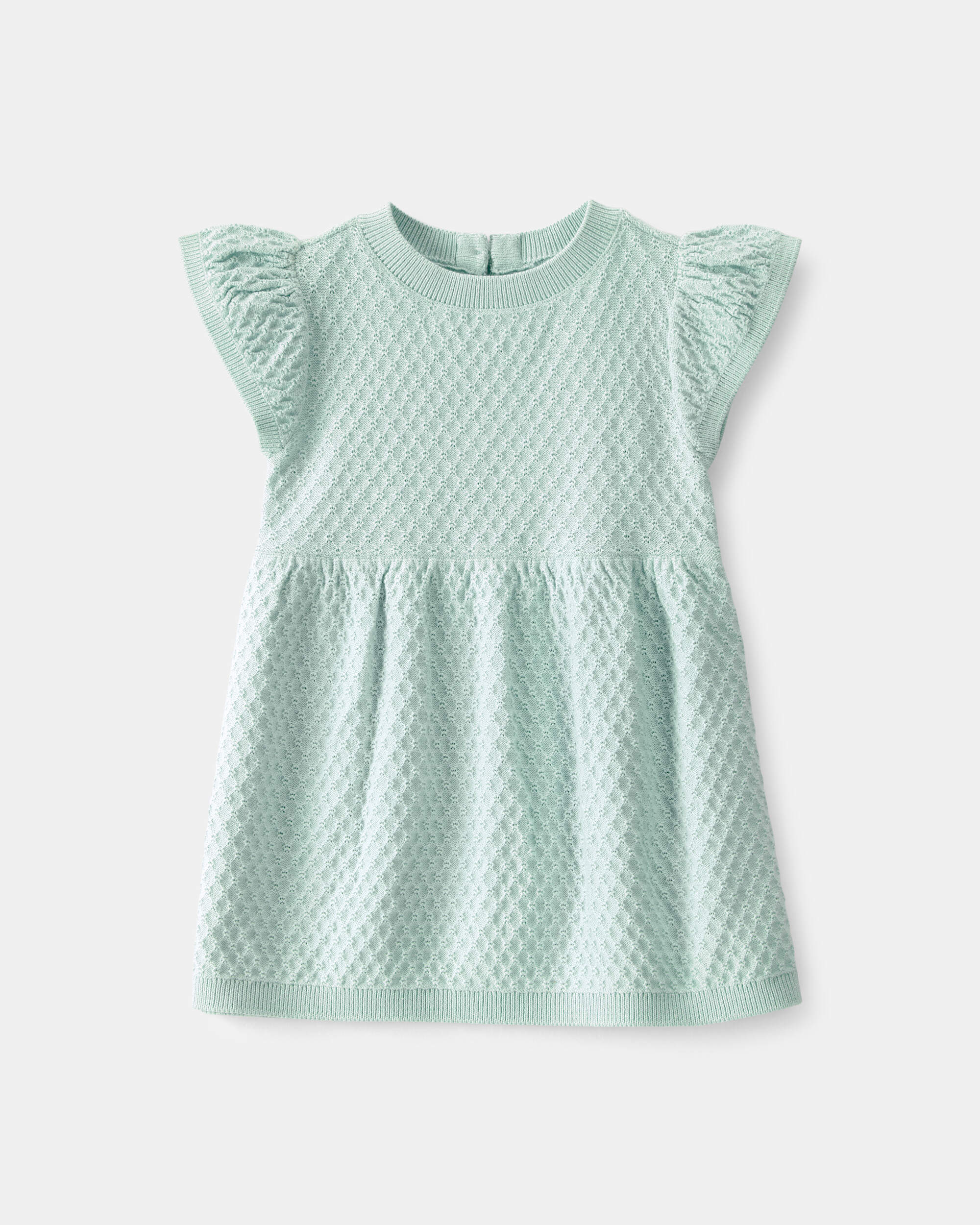 Baby Girl Sweater Dress - Green