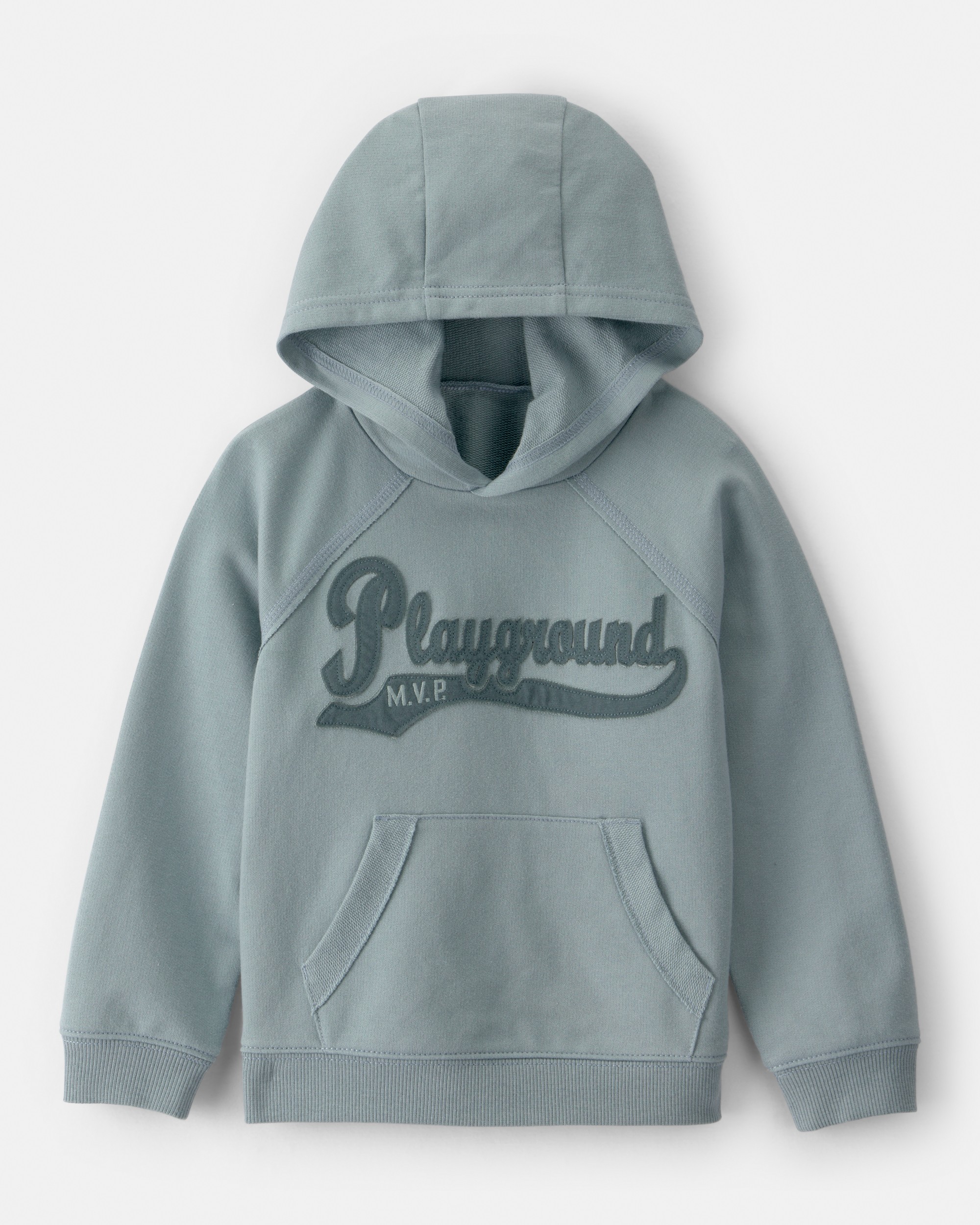 Toddler Boy Fleece Playground Long-Sleeve Pullover Hoodie - Green