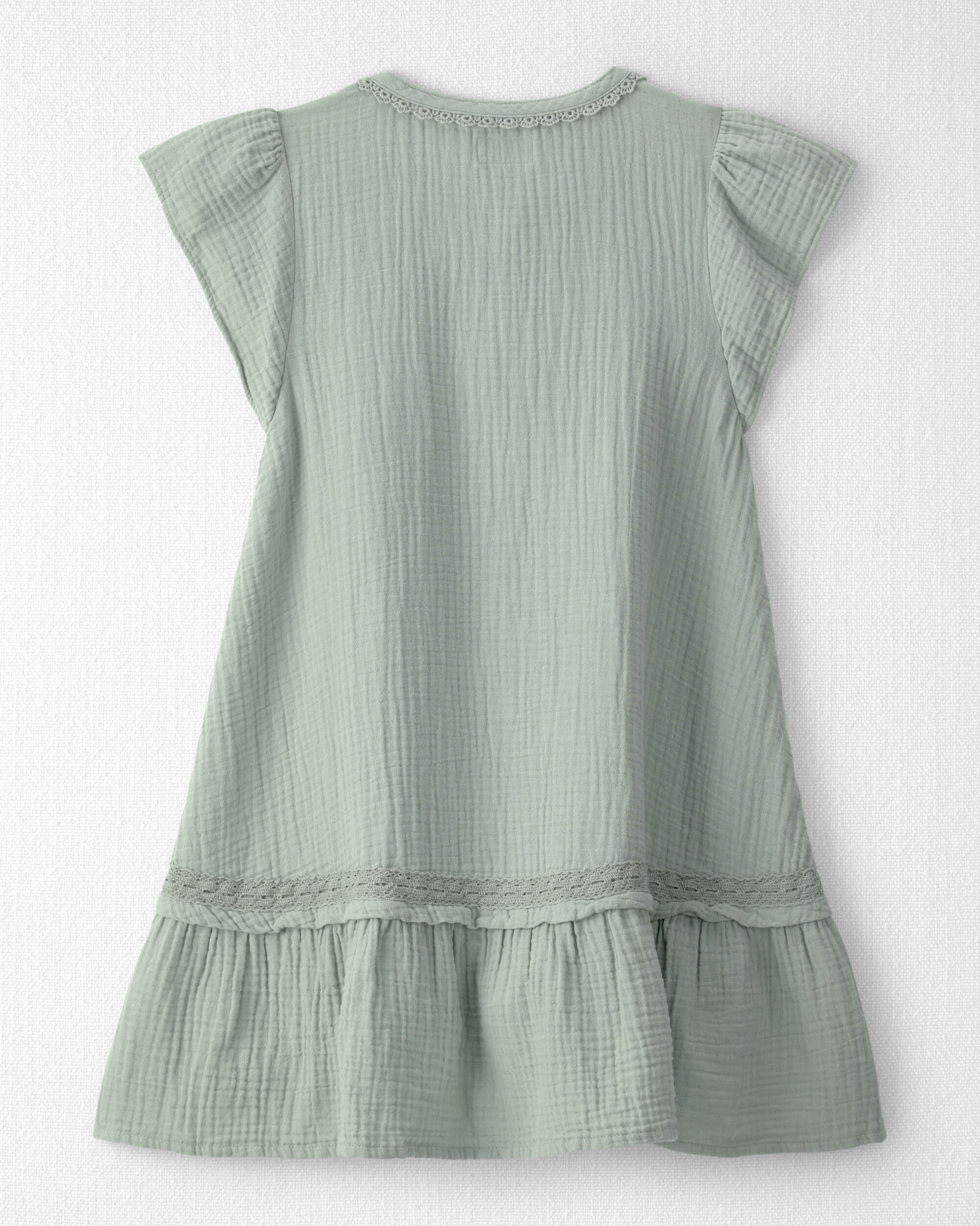 Girls Organic Cotton Gauze Dress