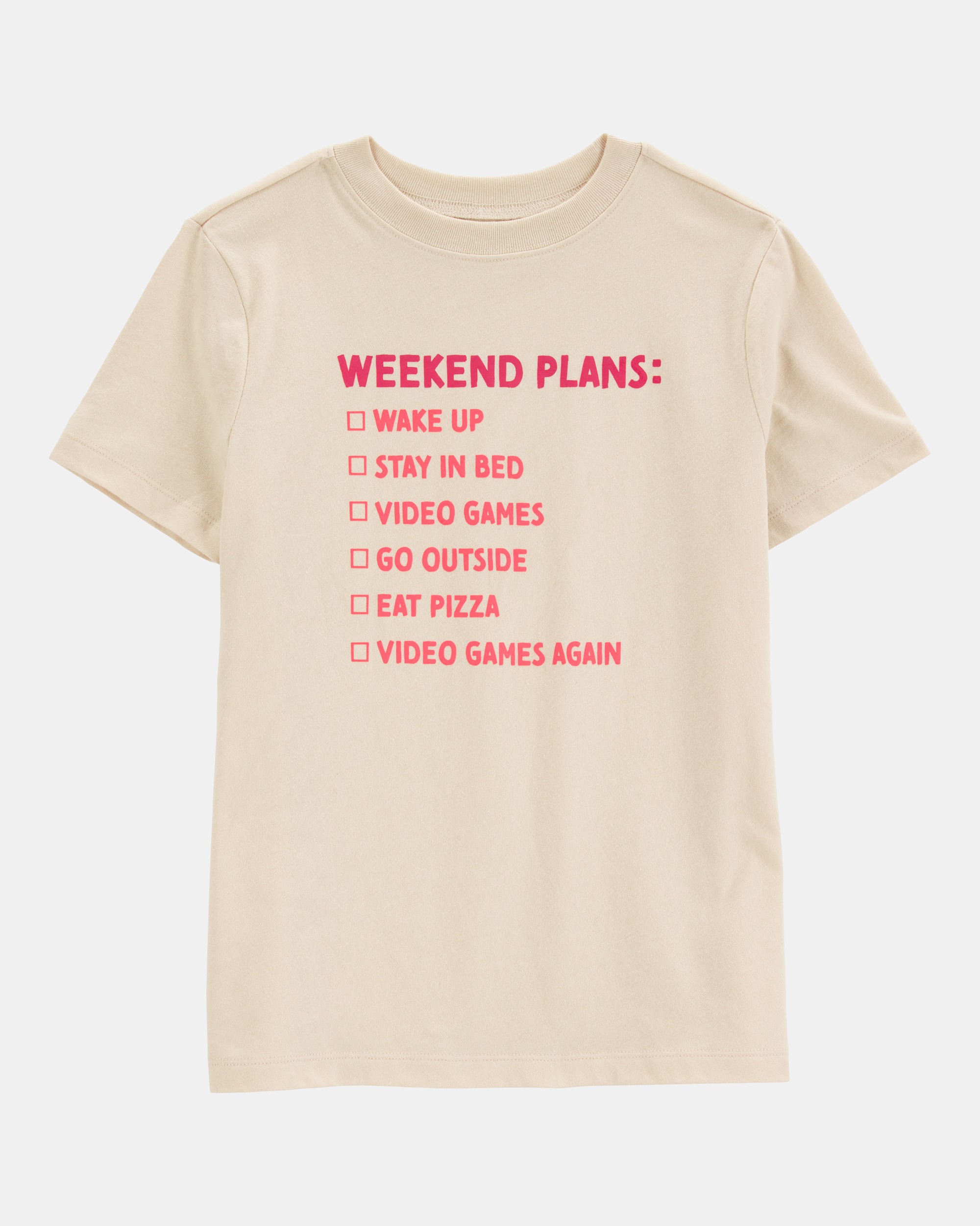 Boys Weekend Plans Short-Sleeve Graphic Tee