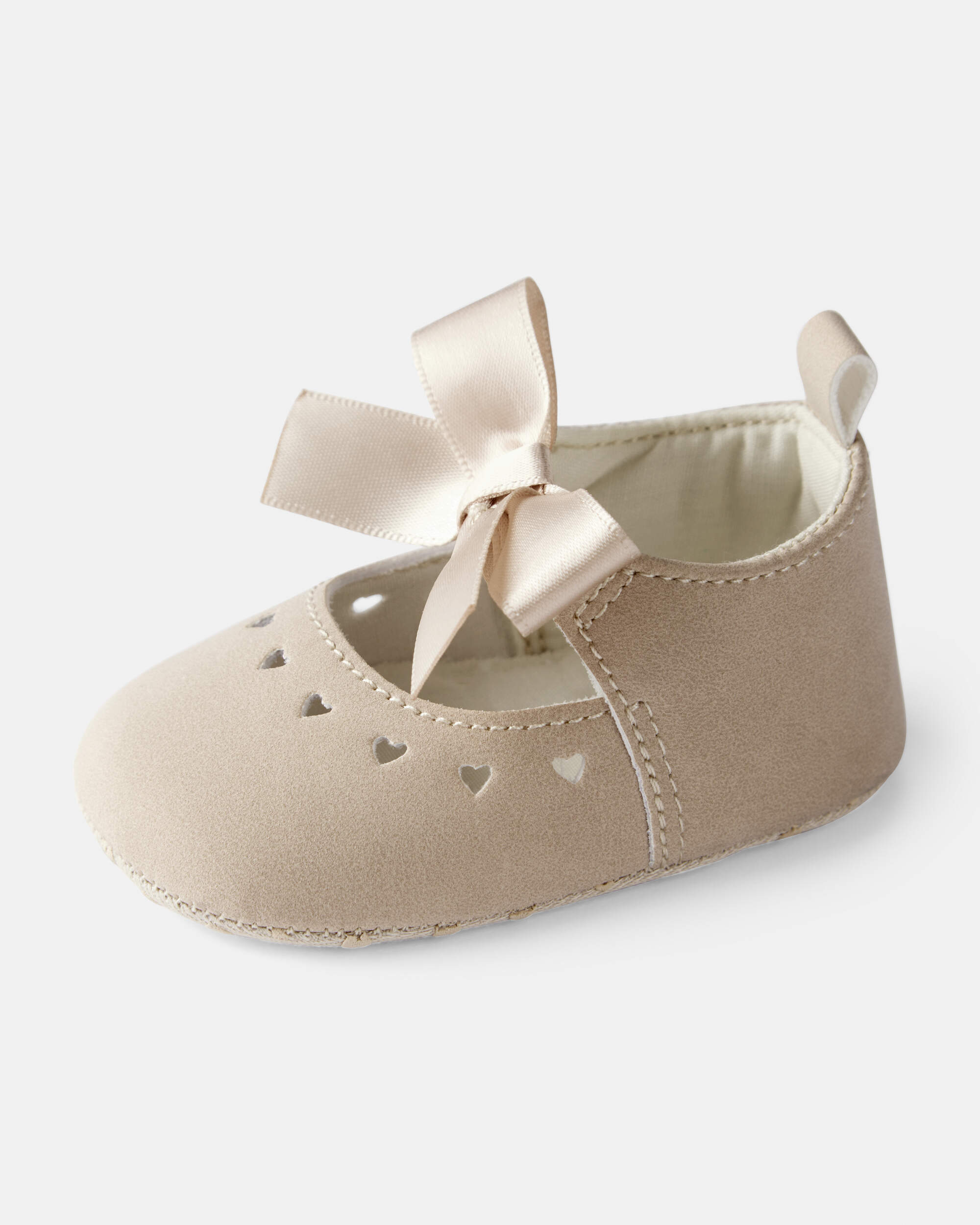 Baby Girl Bow Casual Shoes - Brown