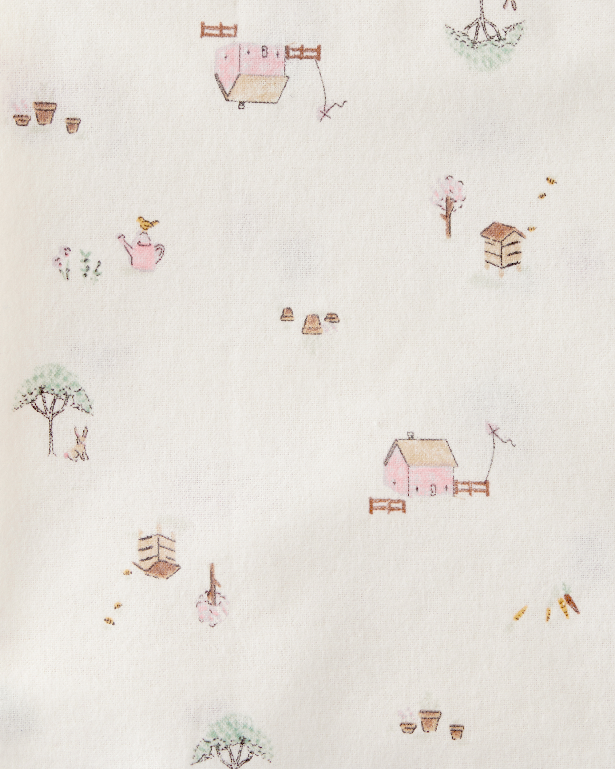 Baby 4-Pack Floral Receiving Blankets