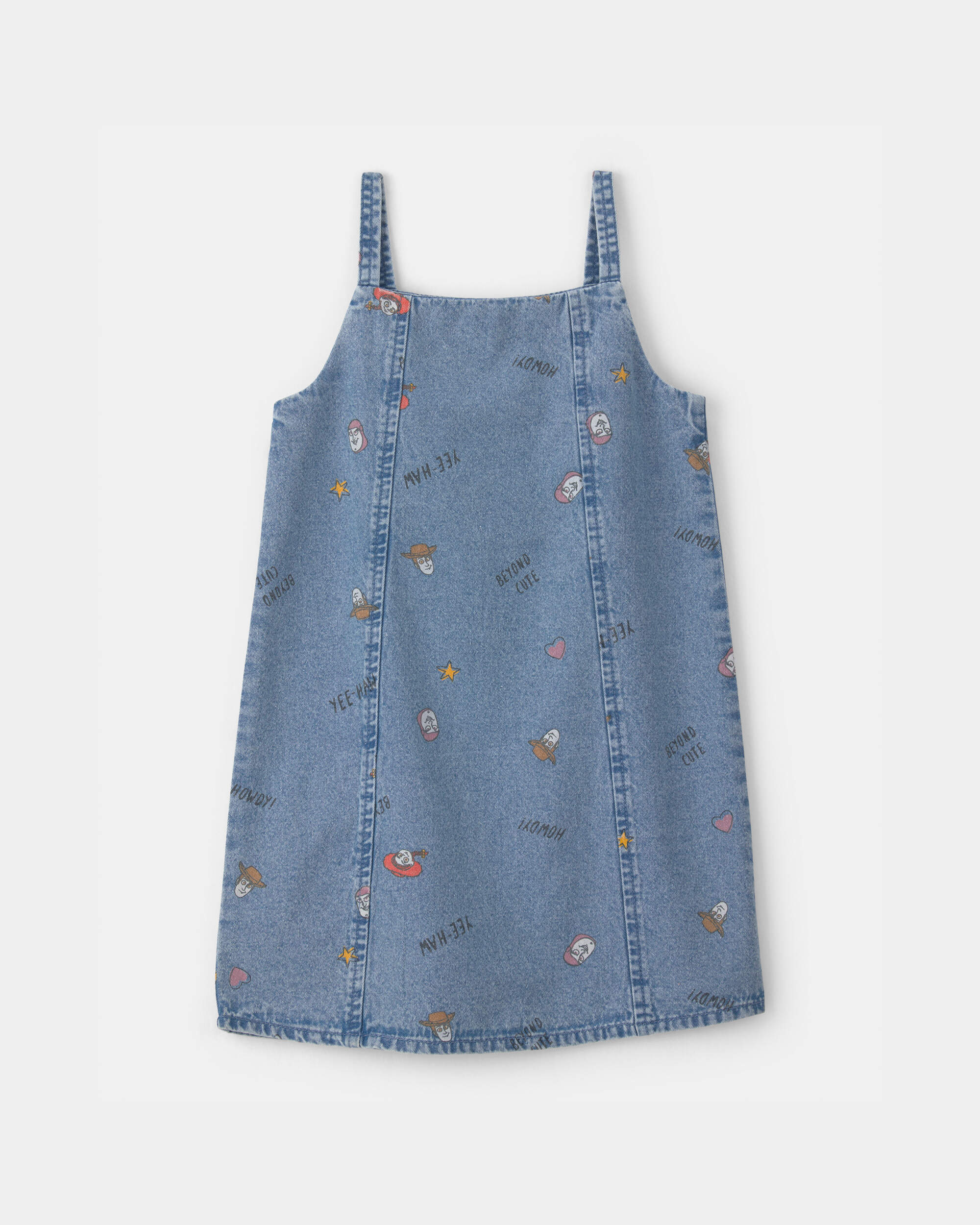 Toddler Girl Pixar© Toy Story Chambray Dress - Medium Wash