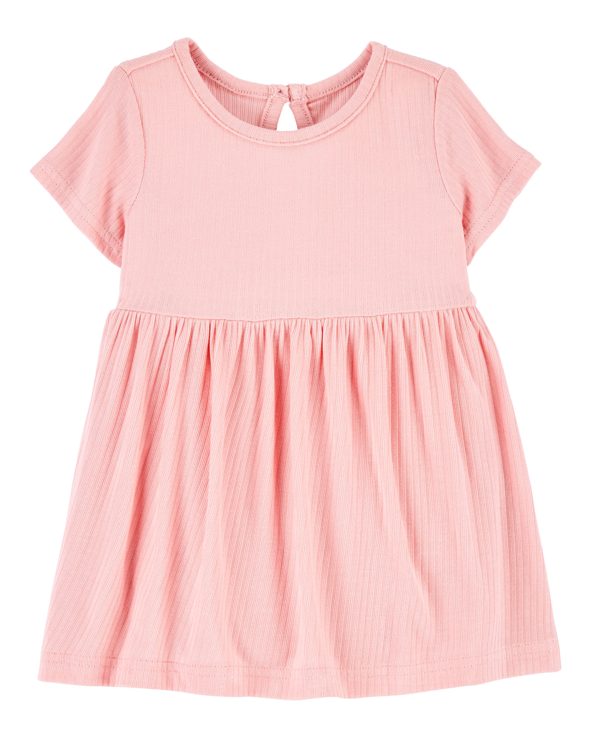 Baby Solid Bodysuit Dress - Pink