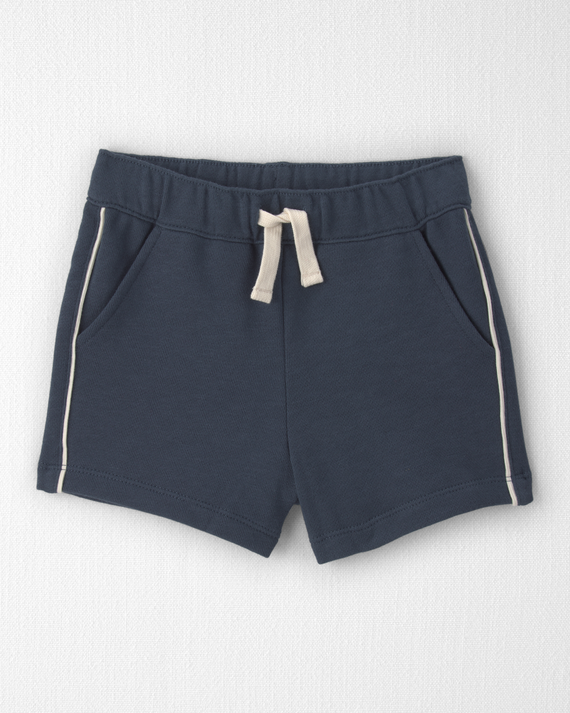 Toddler 2-Piece Organic Cotton Pullover & Short Set Navy
