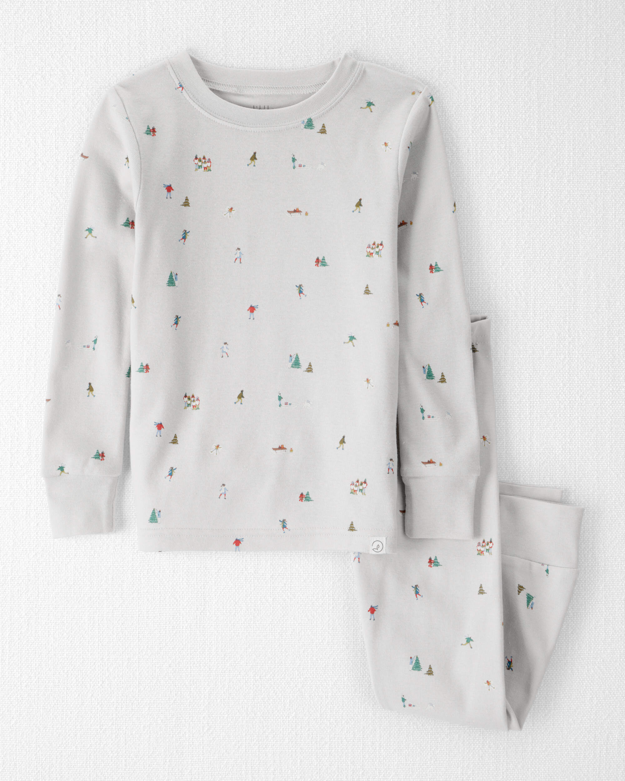 Toddler Organic Cotton Pyjamas Frosted Trail Print