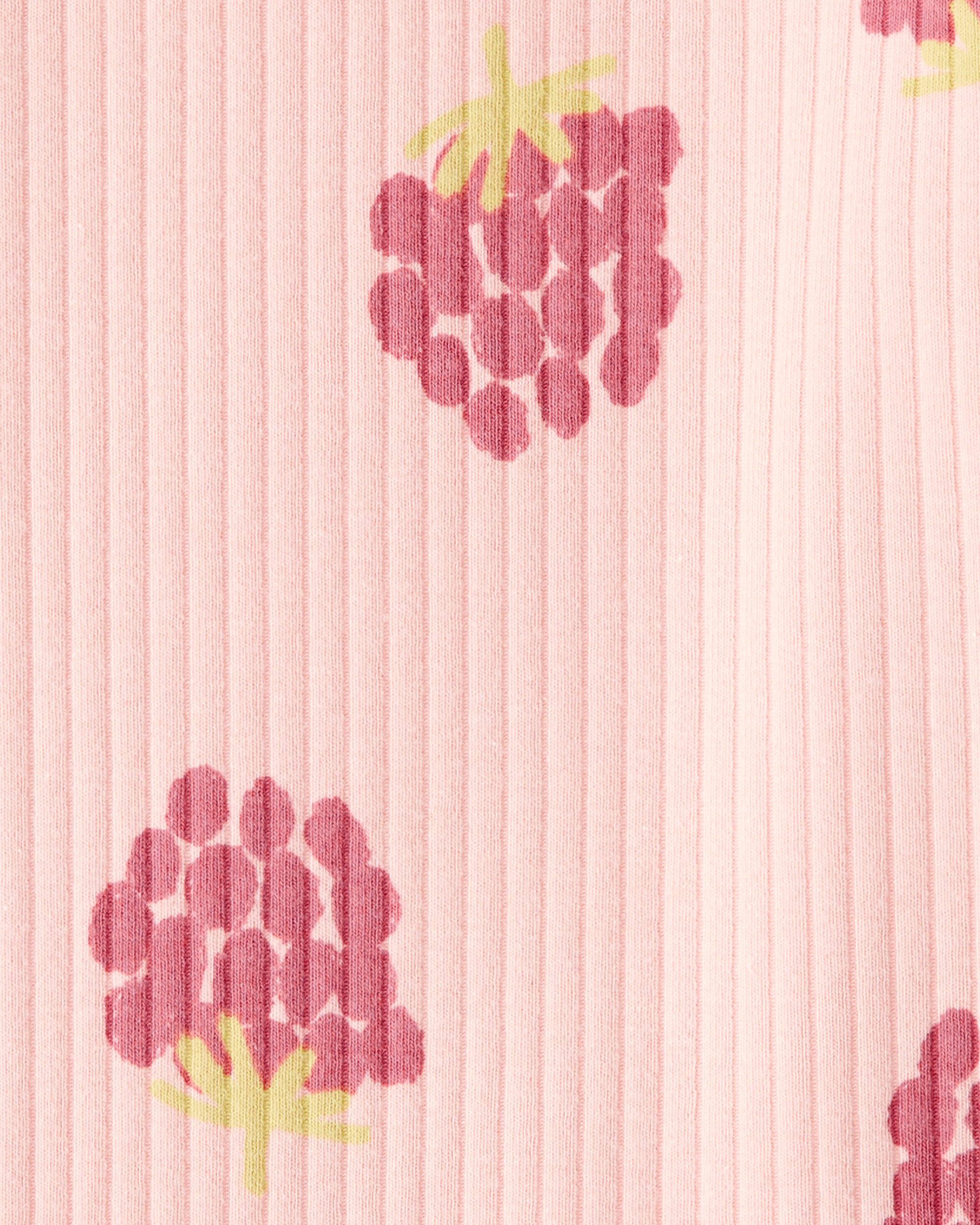 Baby Girl Raspberry Print Long-Sleeve Fashion Bodysuit - Orange