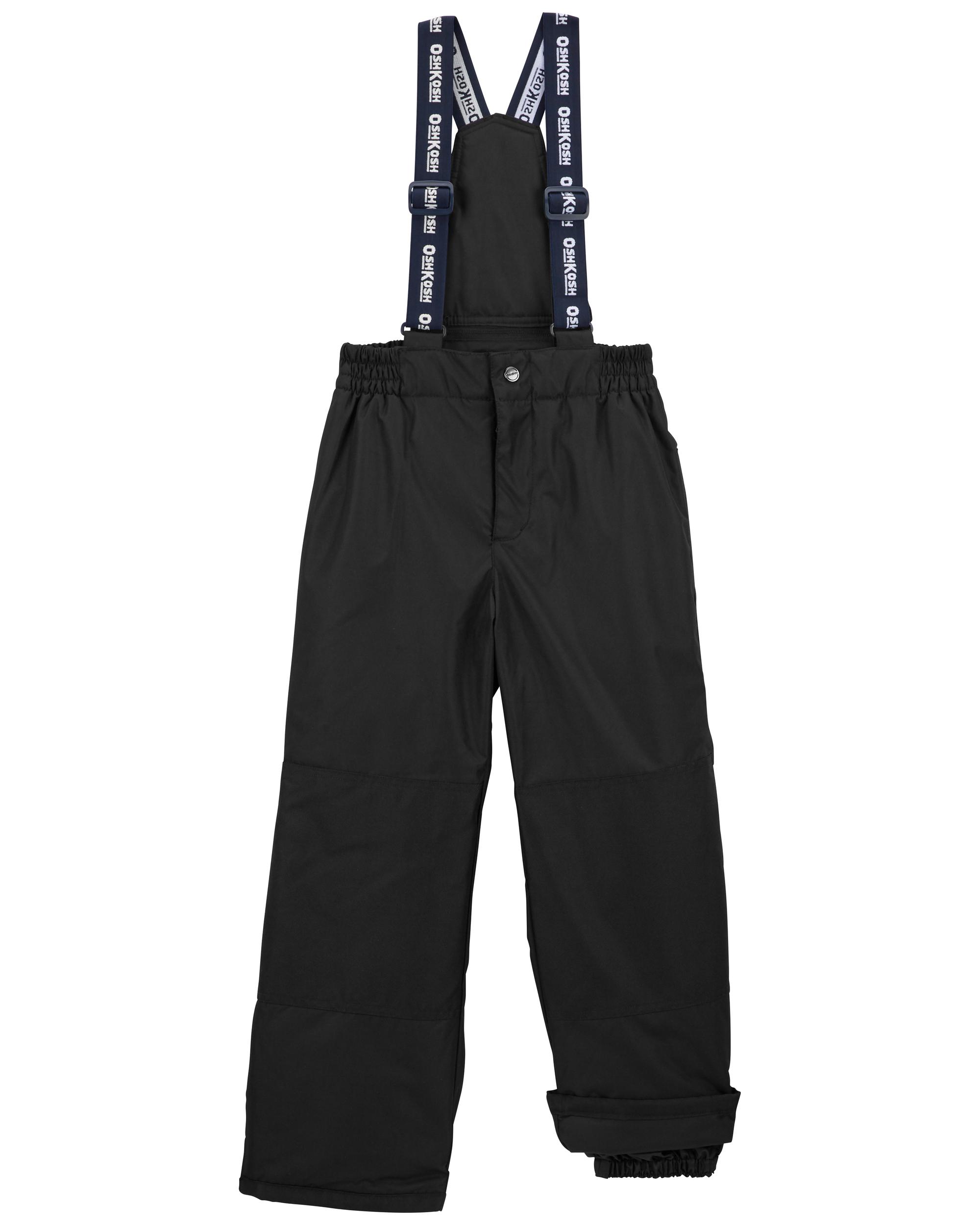 Jan & Jul Salopette De Neige Doublée Imperméable Pour Enfants - Cozy Dry Noir 12-24 Mois
