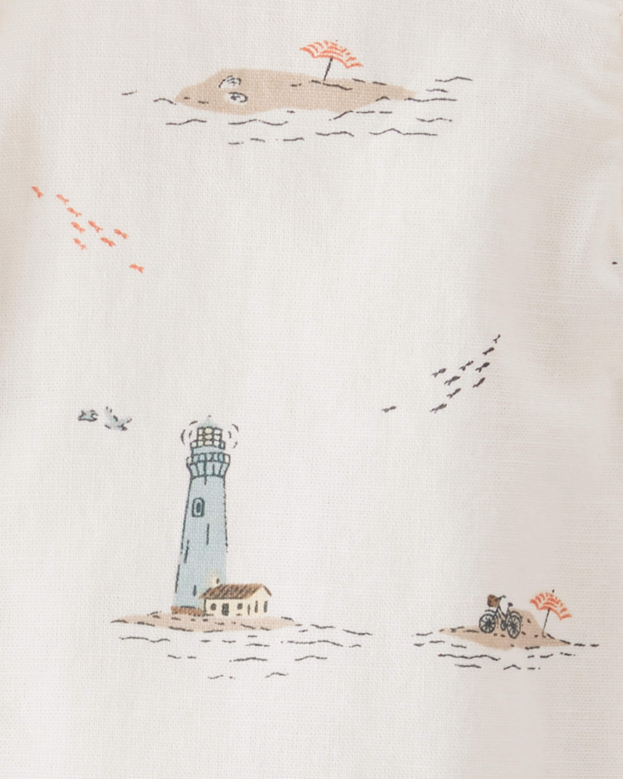 Baby Boy 2-Piece Coastal Print Set Made with Organic Cotton