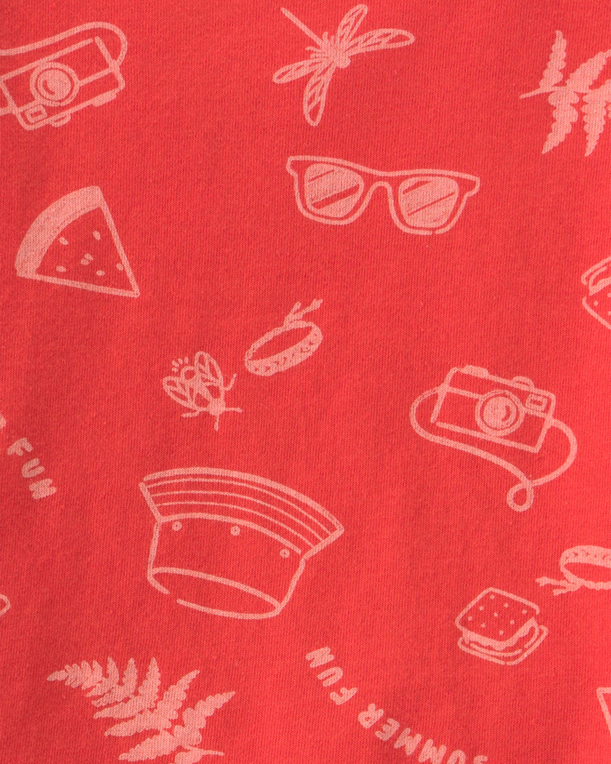 Baby Boy Summer Tee - Orange