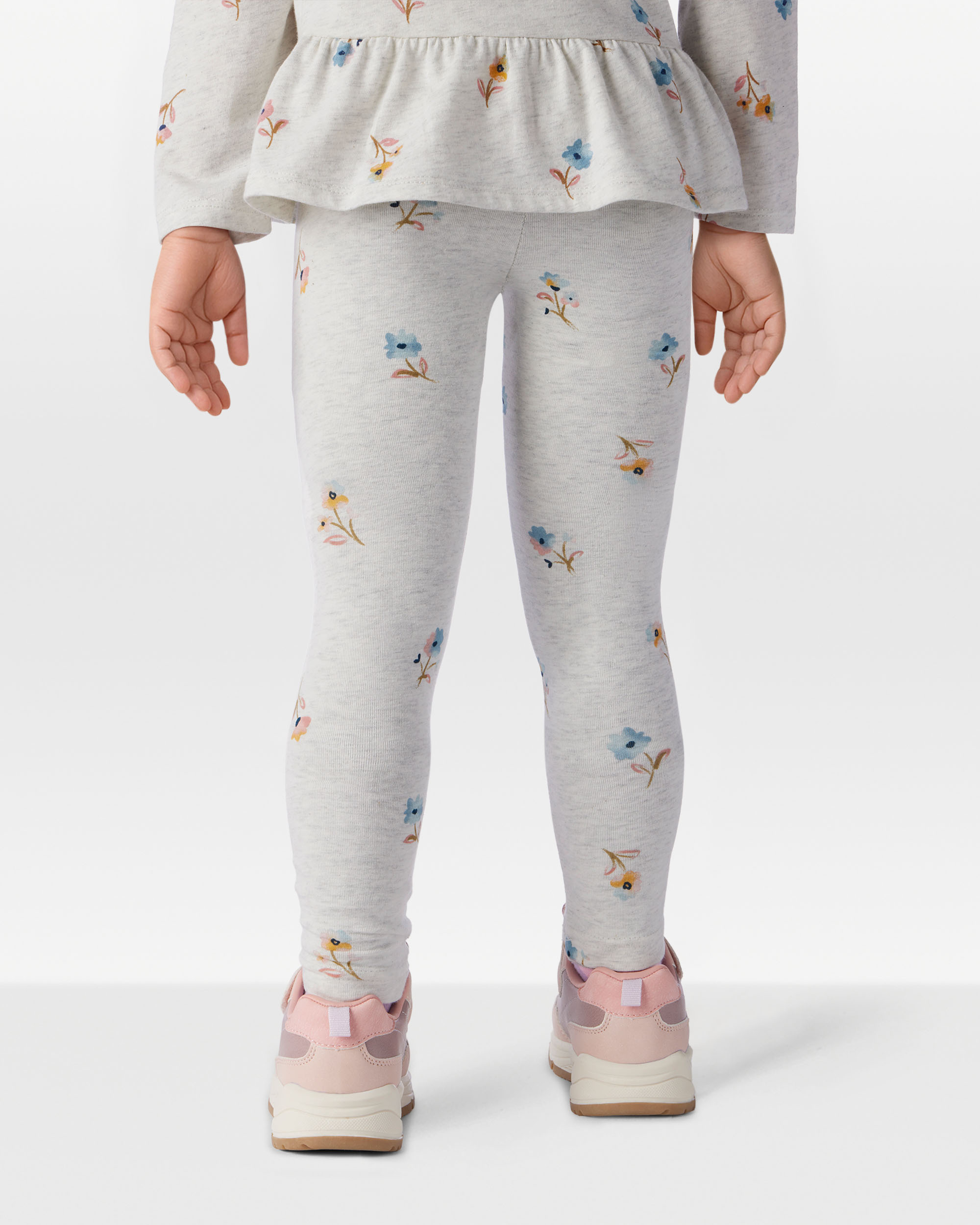 Toddler Girl Floral Leggings