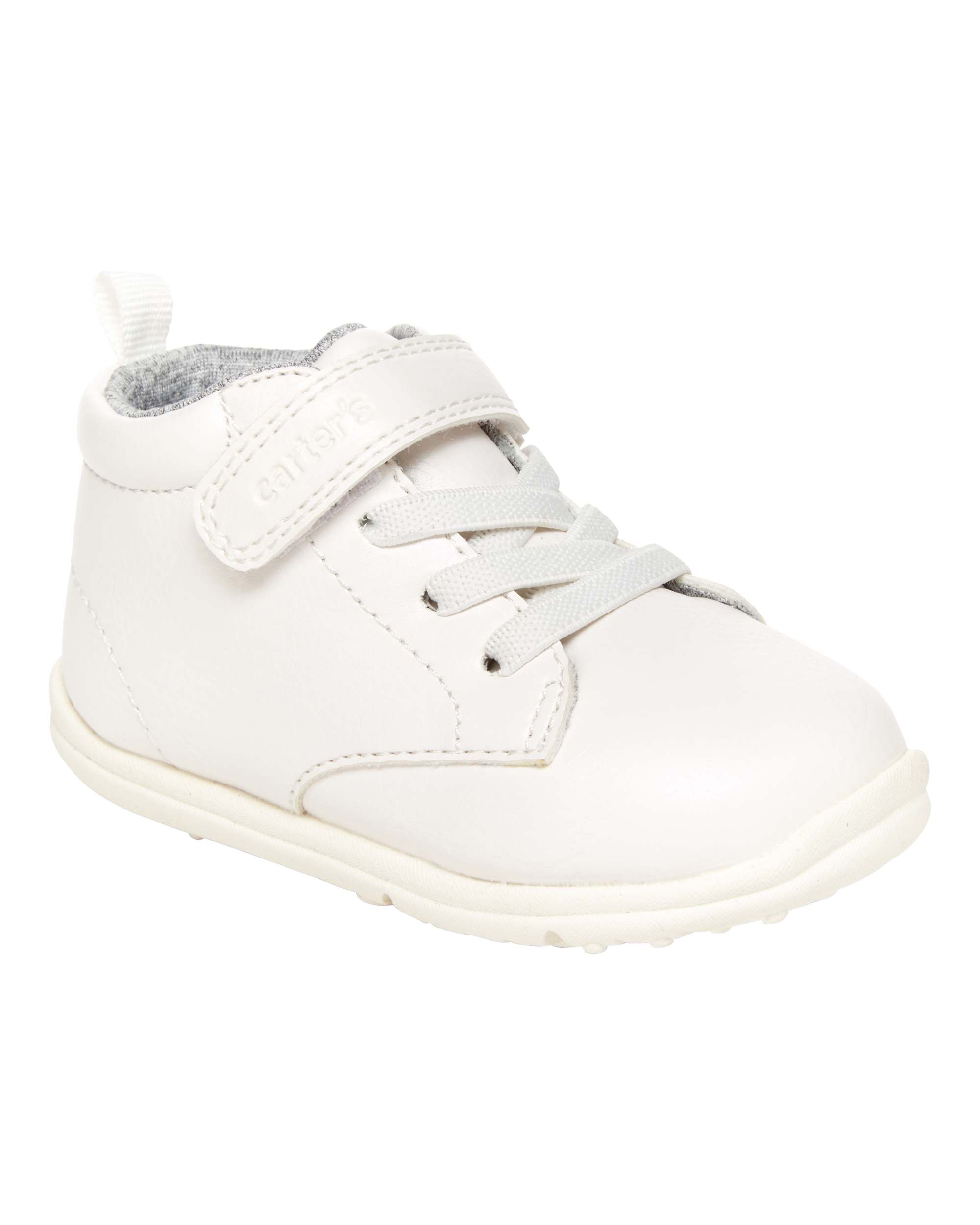 Every Step® First Walker High Top Sneaker - White