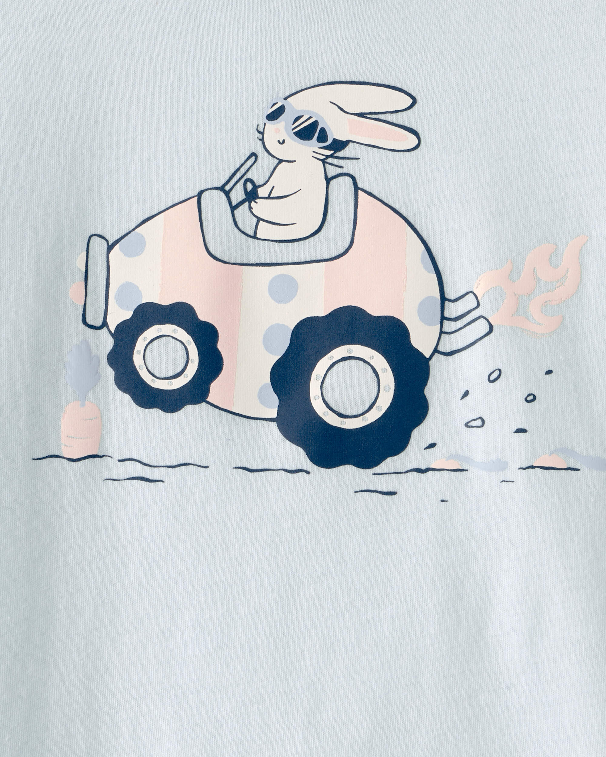 Toddler Easter Bunny Graphic Tee - Blue