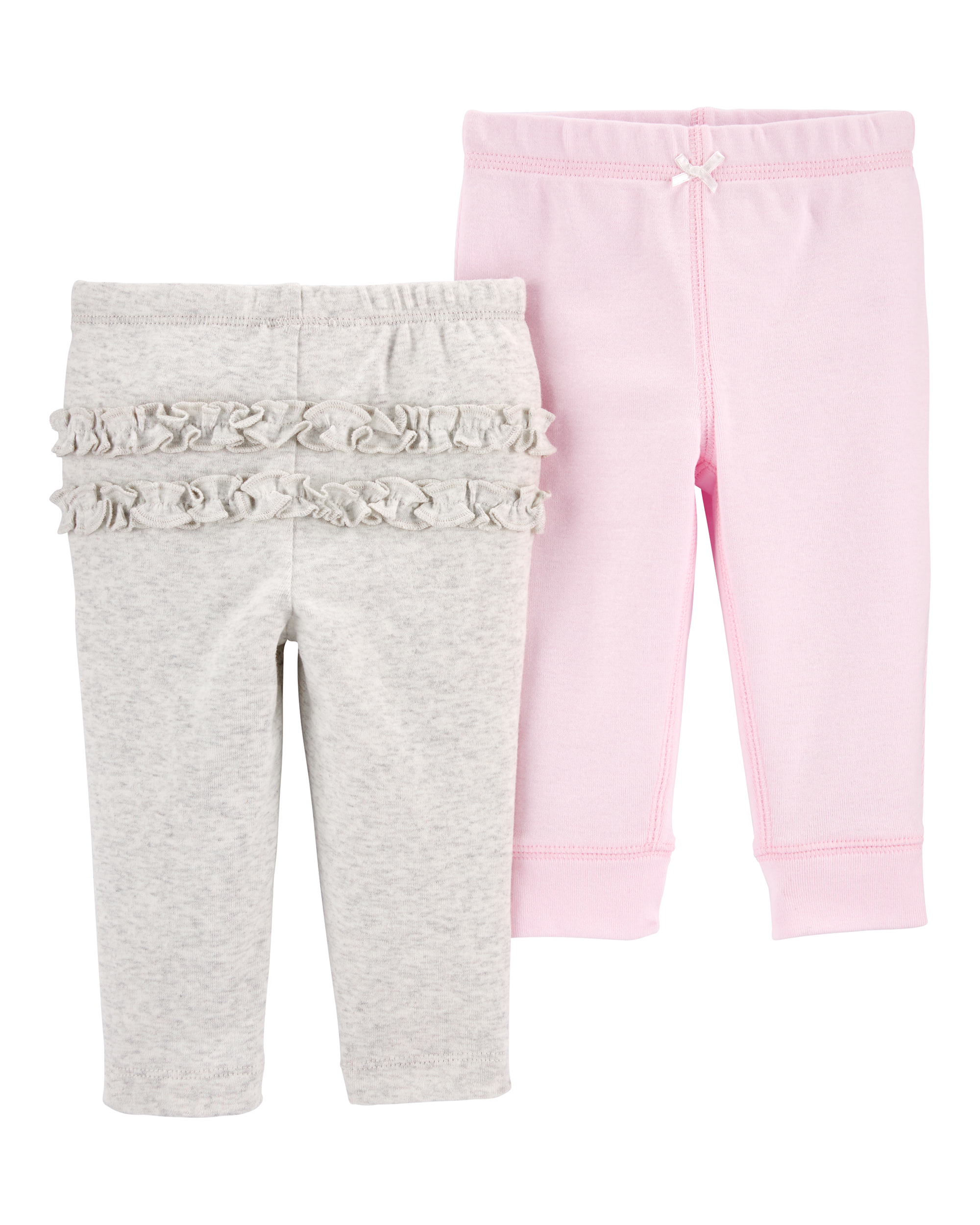 Baby 4-Pack Ruffle-Detail Cotton Pants