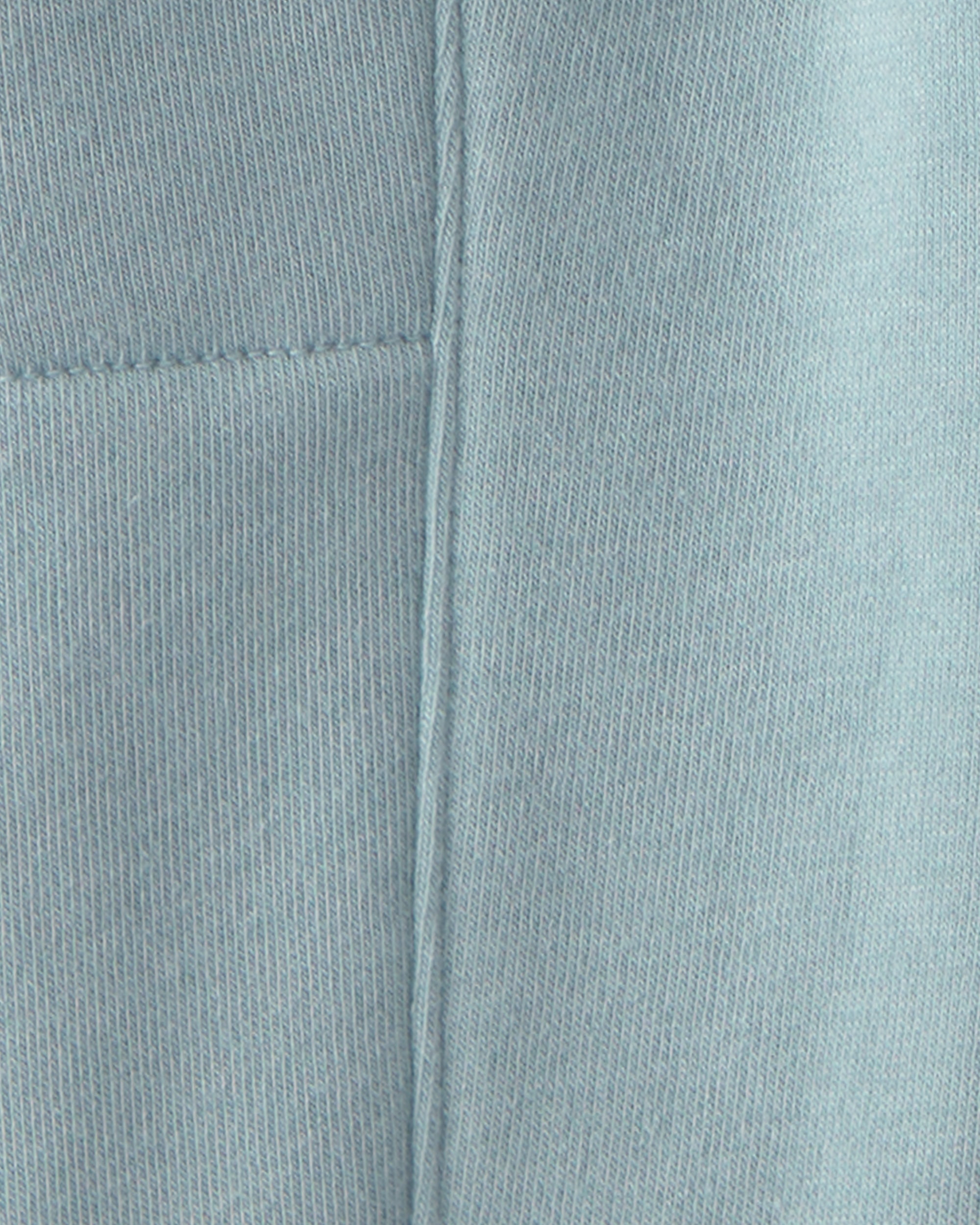 Toddler Boy 2-Piece Striped Fleece Henley Top & Pant Set - Light Blue/White
