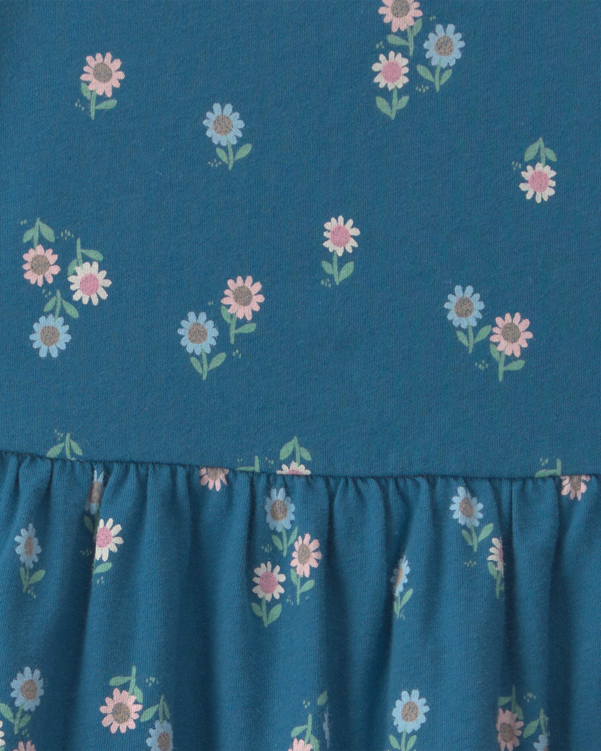 Toddler Girl Floral Short-Sleeve Dress
