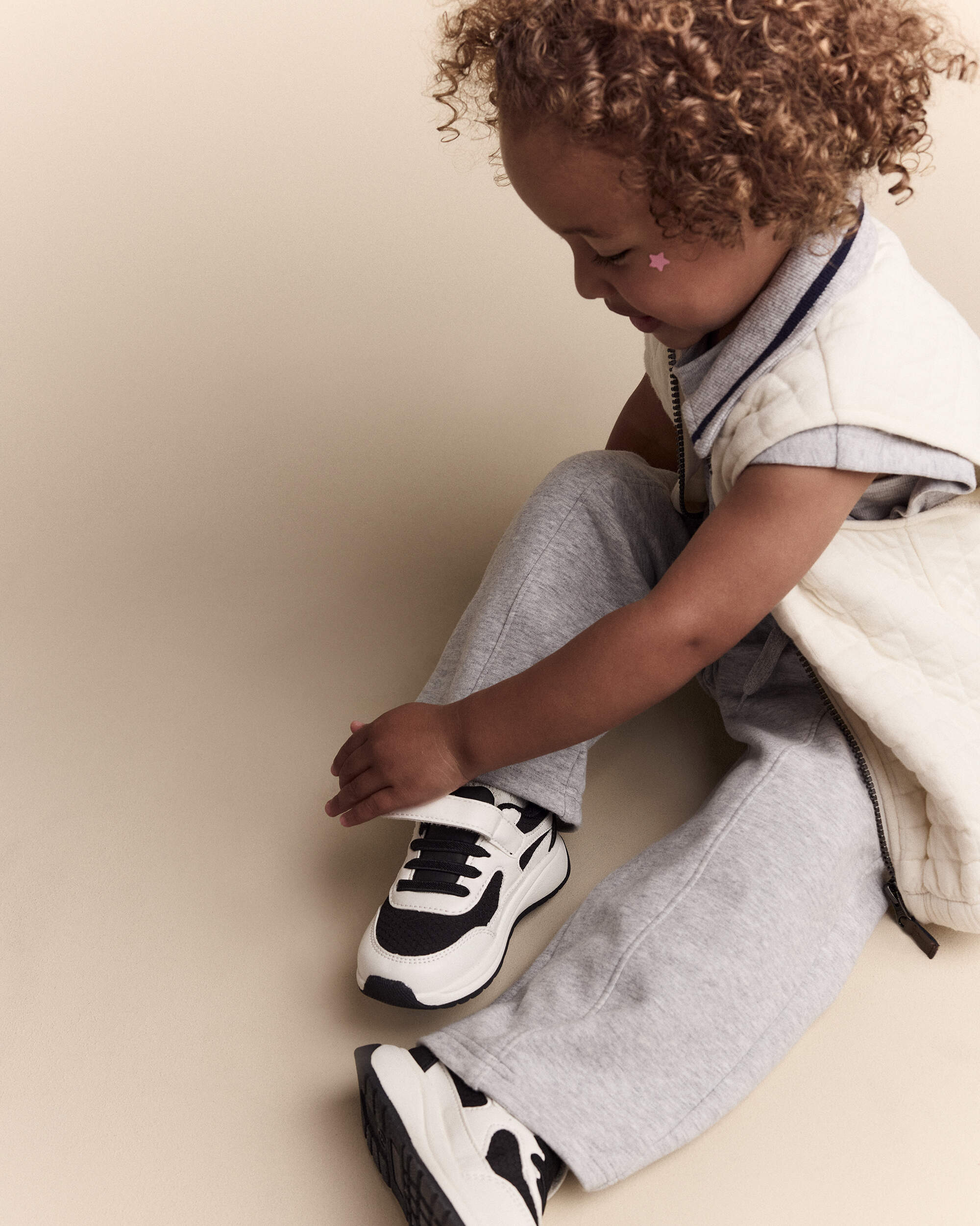 Toddler Girl Linda Wide Leg Pant - Heather Grey