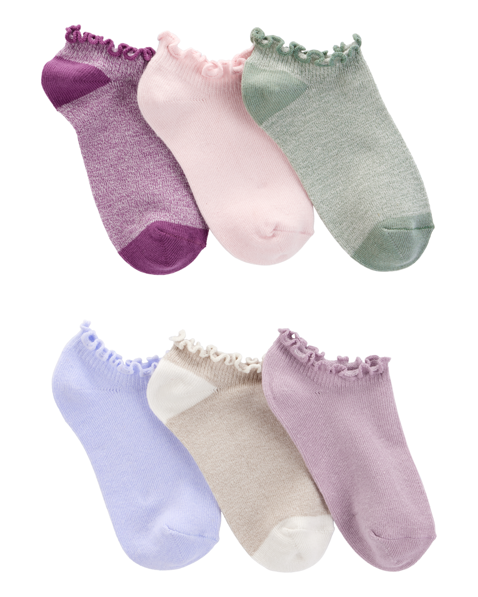 Kid 6-Pack No Show Socks