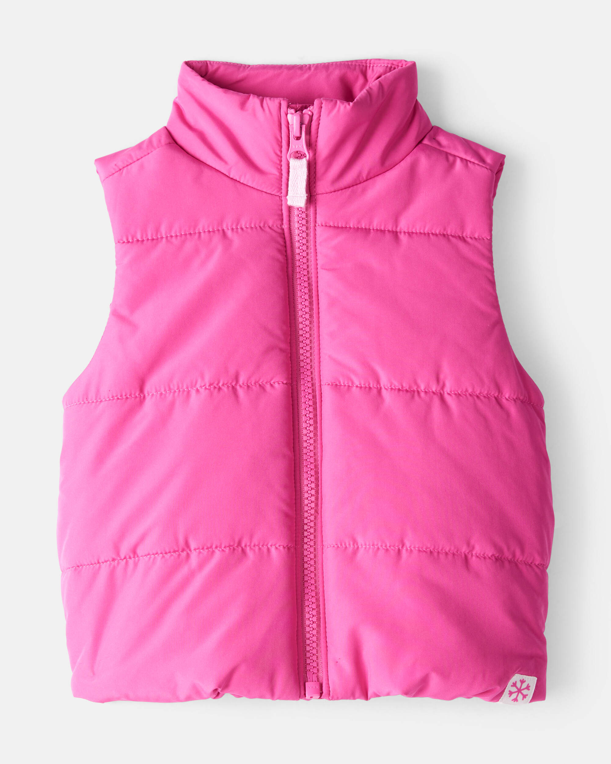 Baby Girl Puffer Vest - Pink