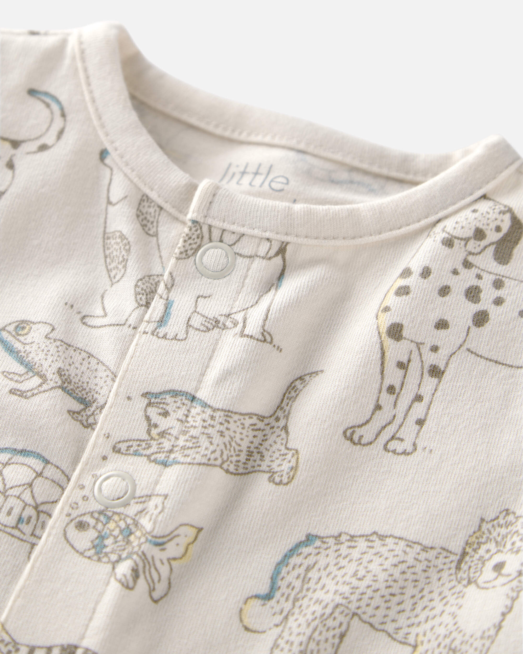 Baby 2-Pack Organic Cotton Rompers Pet Print