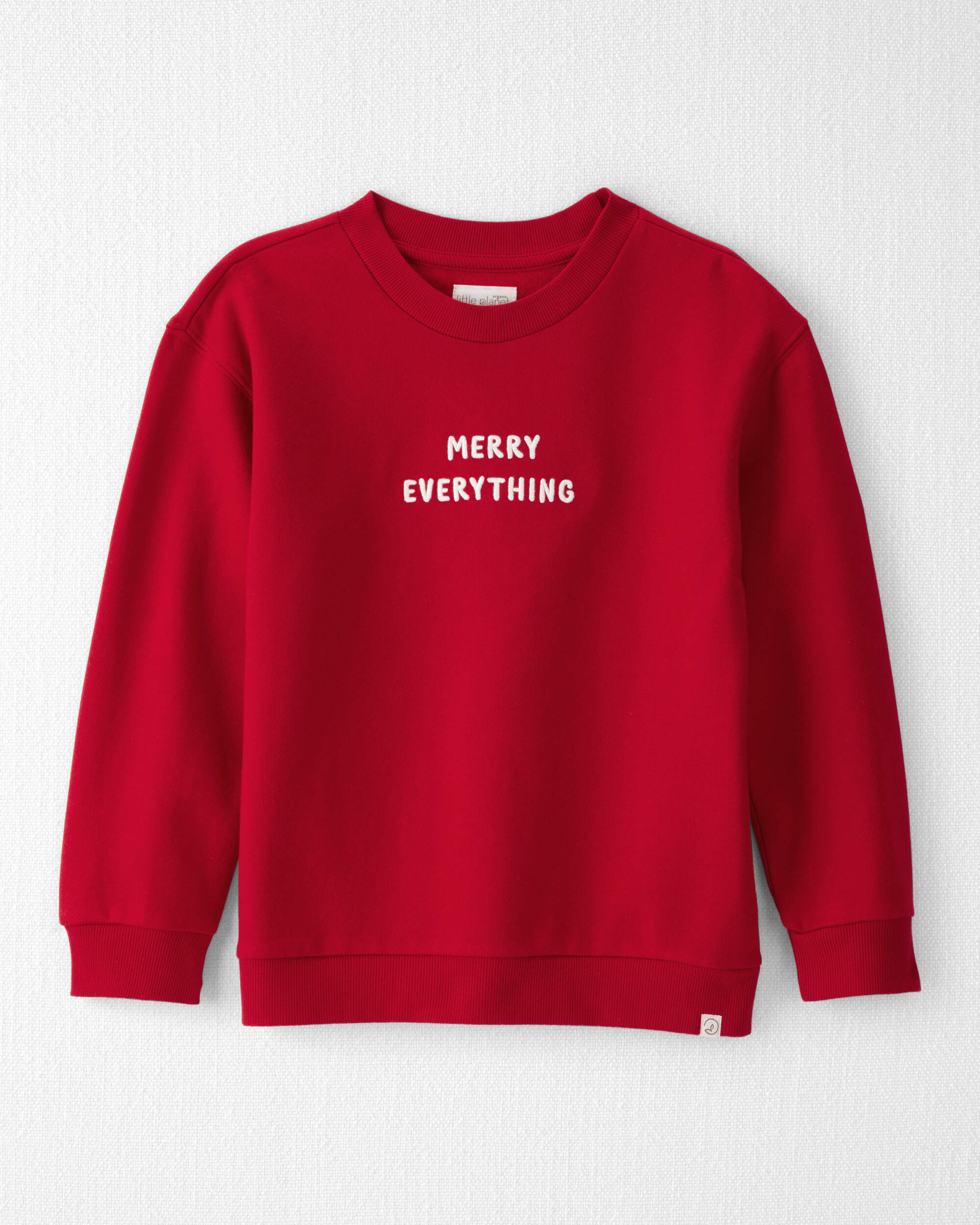 Kid Merry Everything Holiday Sweatshirt Made with Organic Cotton