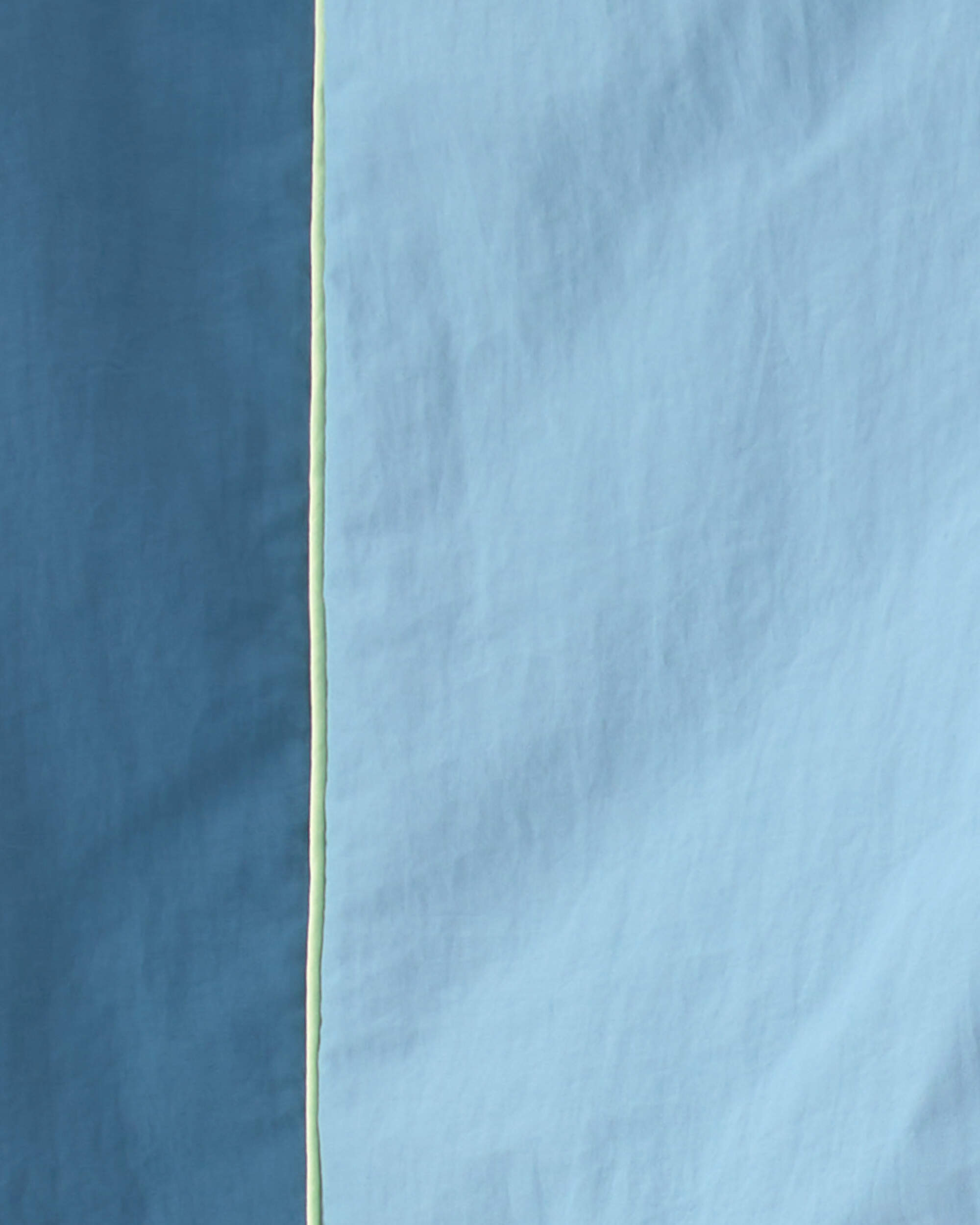 Girls Striped Drawstring Joggers - Blue