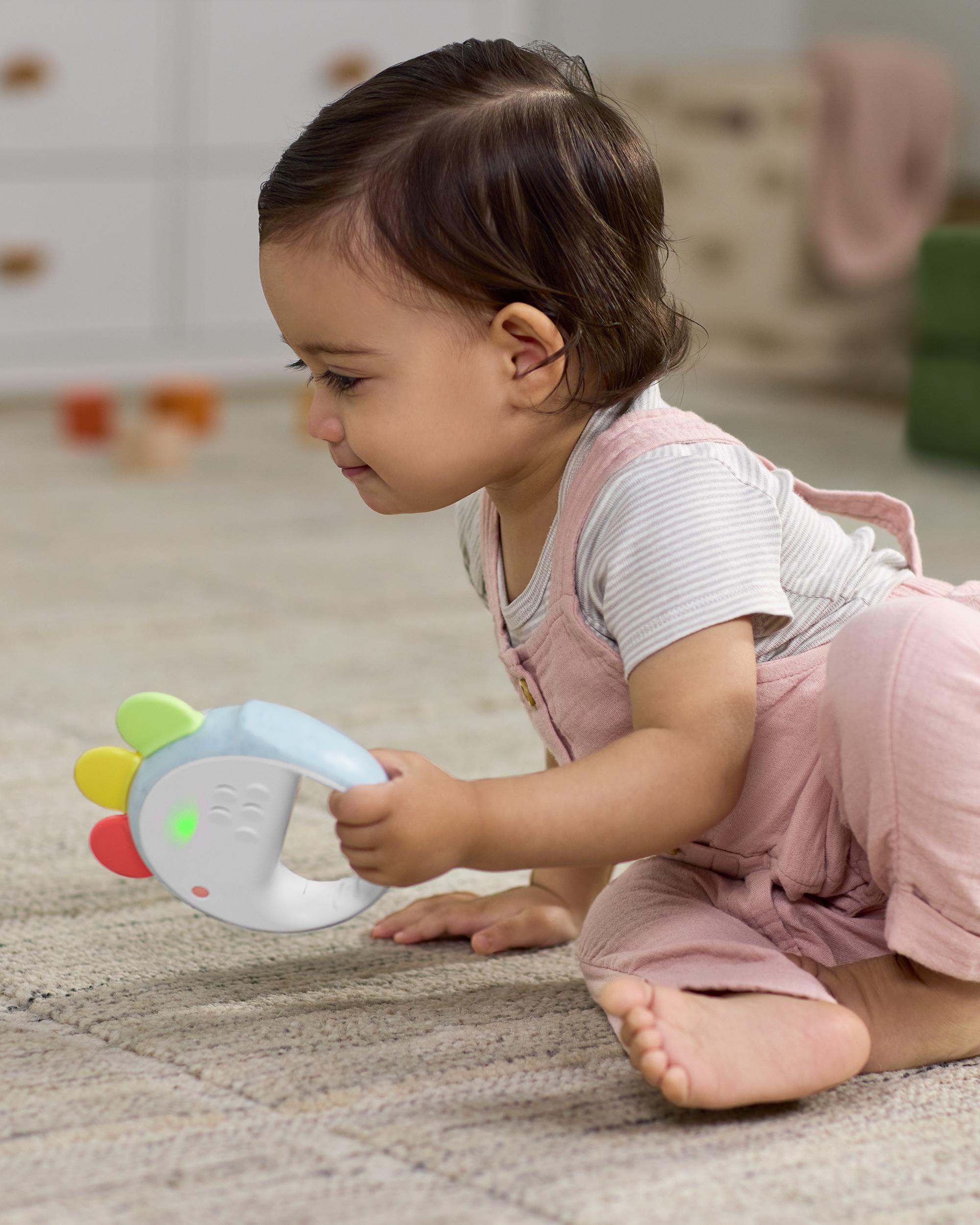 Farmstand Feelin' Clucky Musical Tambourine Baby Toy