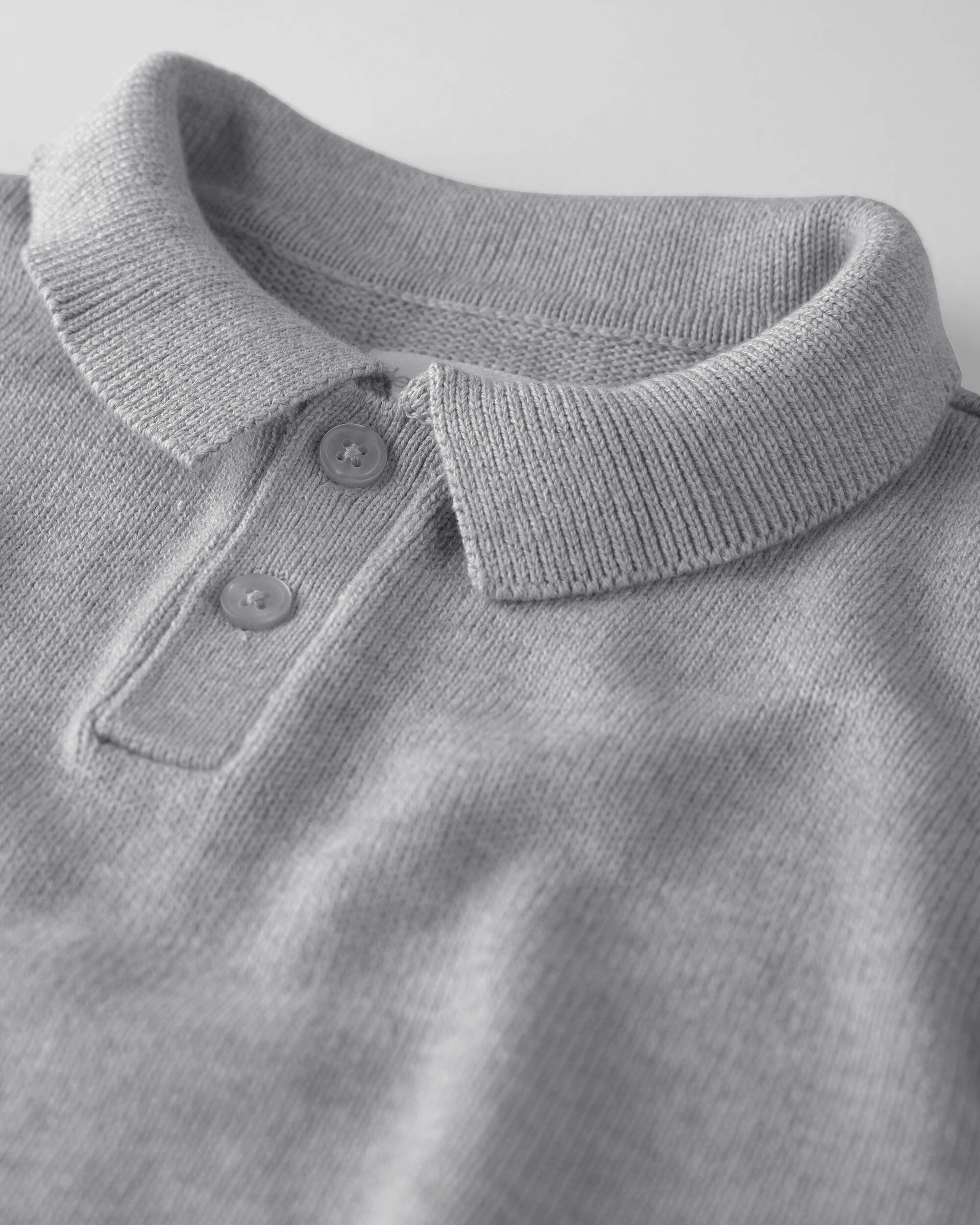 Toddler Boy Organic Cotton Sweater Knit Polo