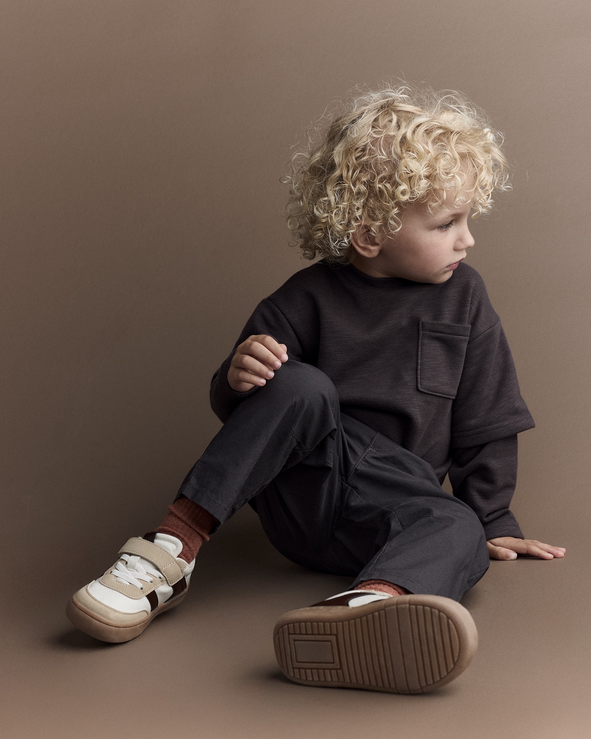 Toddler Boy Dart Pant -  Dark Grey