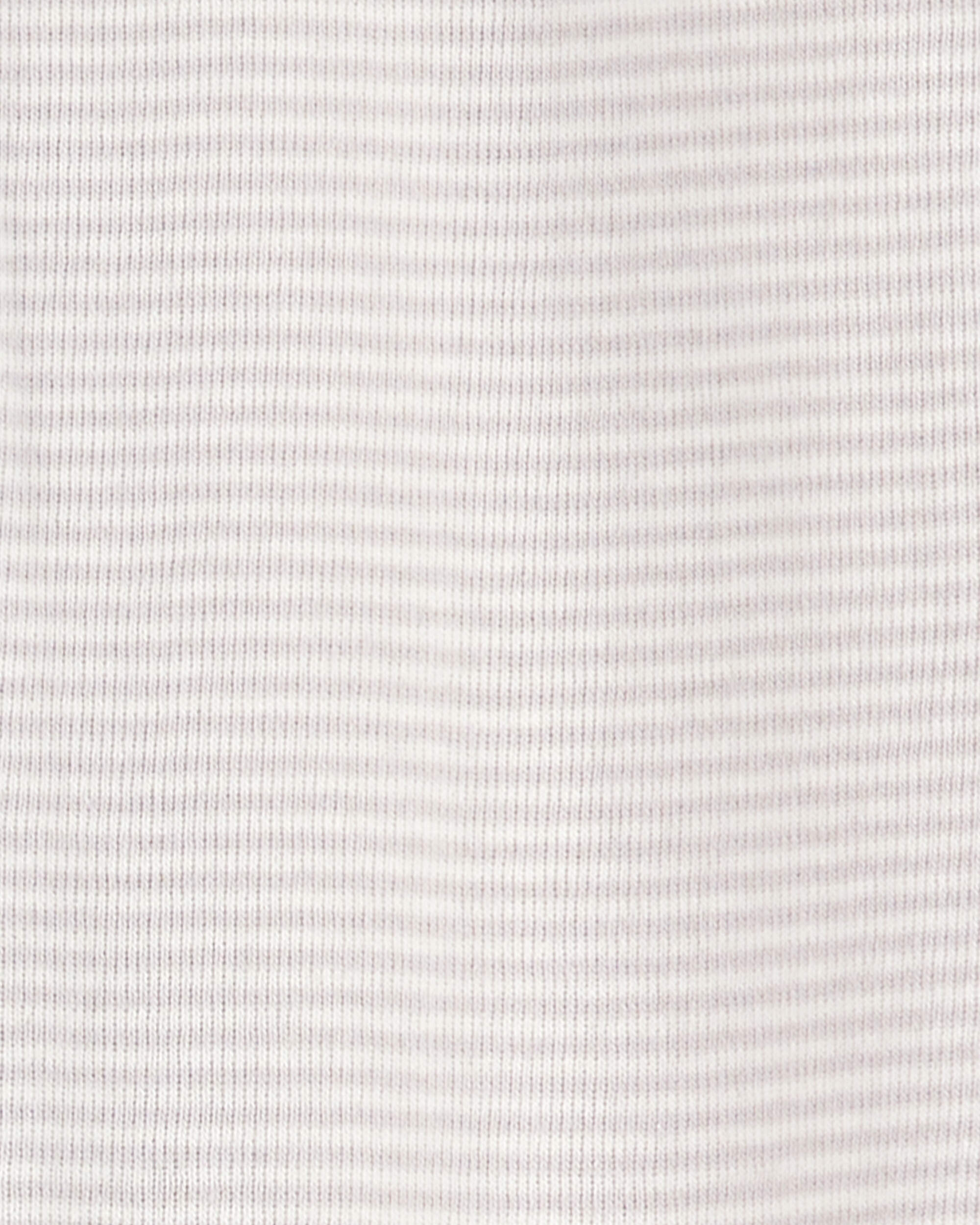 2-Pack Striped Elephant 2-Way Zip Cotton Sleeper