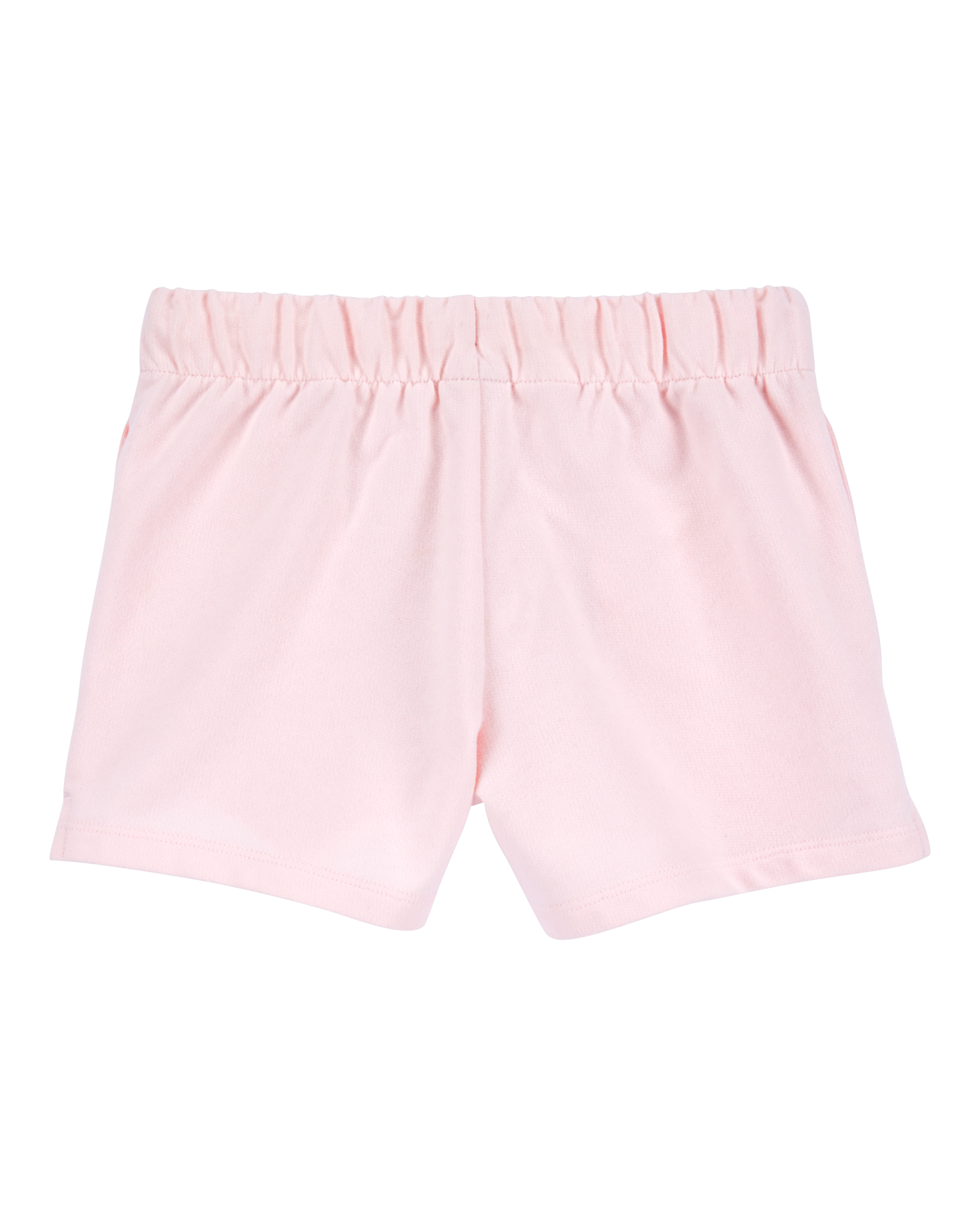 Kid Pull-On French Terry Shorts - Pink