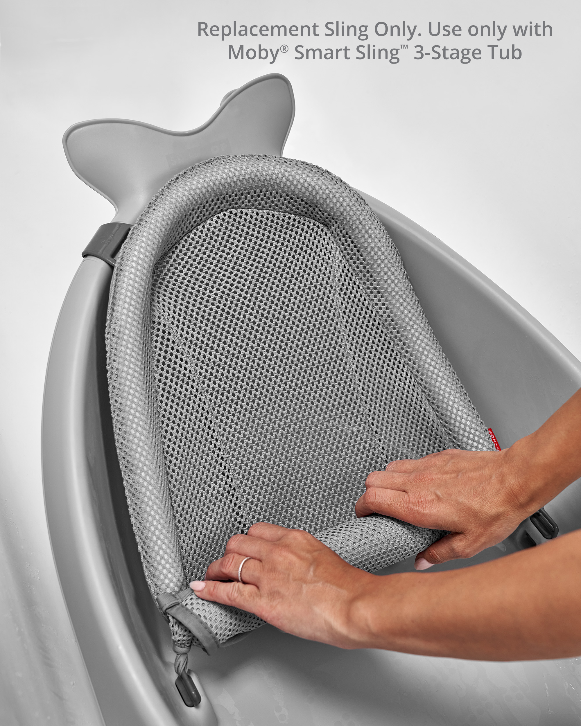 Grey MOBY® Smart Sling™ 3-Stage Tub Sling - Grey | Carter's