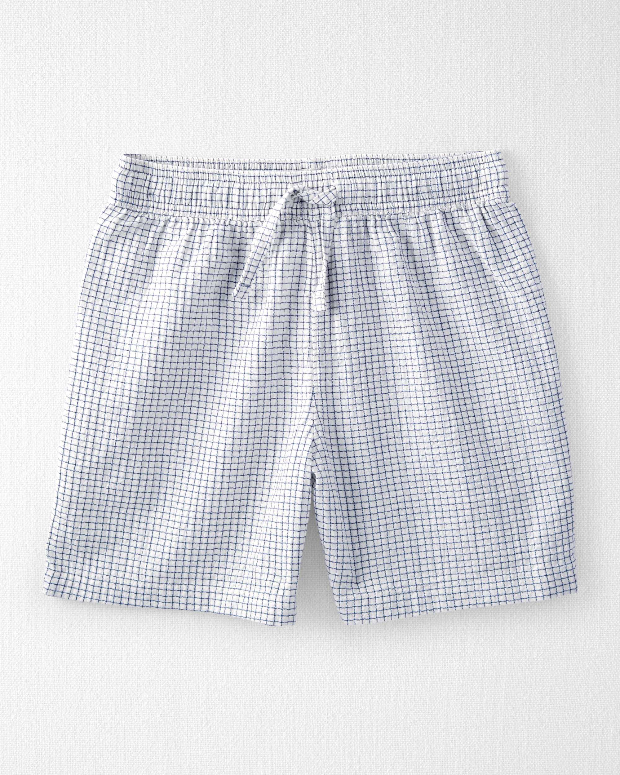 Kid 2-Piece Organic Cotton Gauze Checkered-Print Set