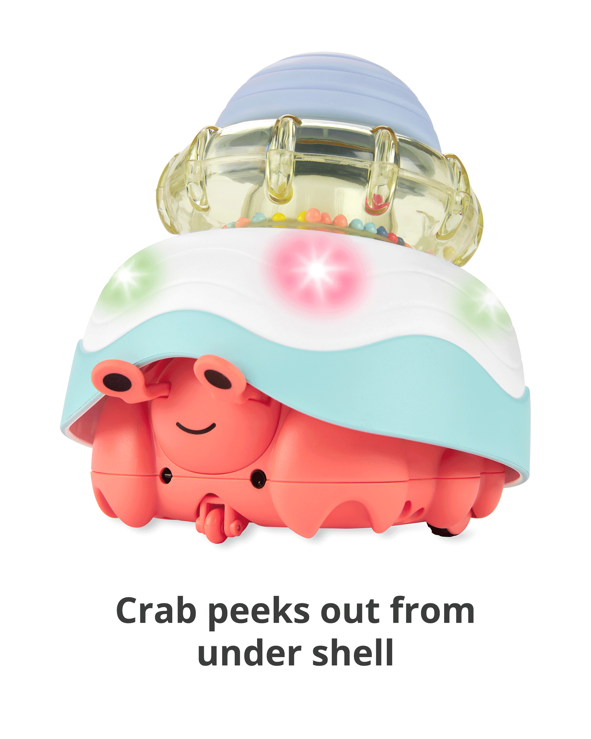 Baby Stack & Crawl 4-in-1 Crab Baby Crawl Toy
