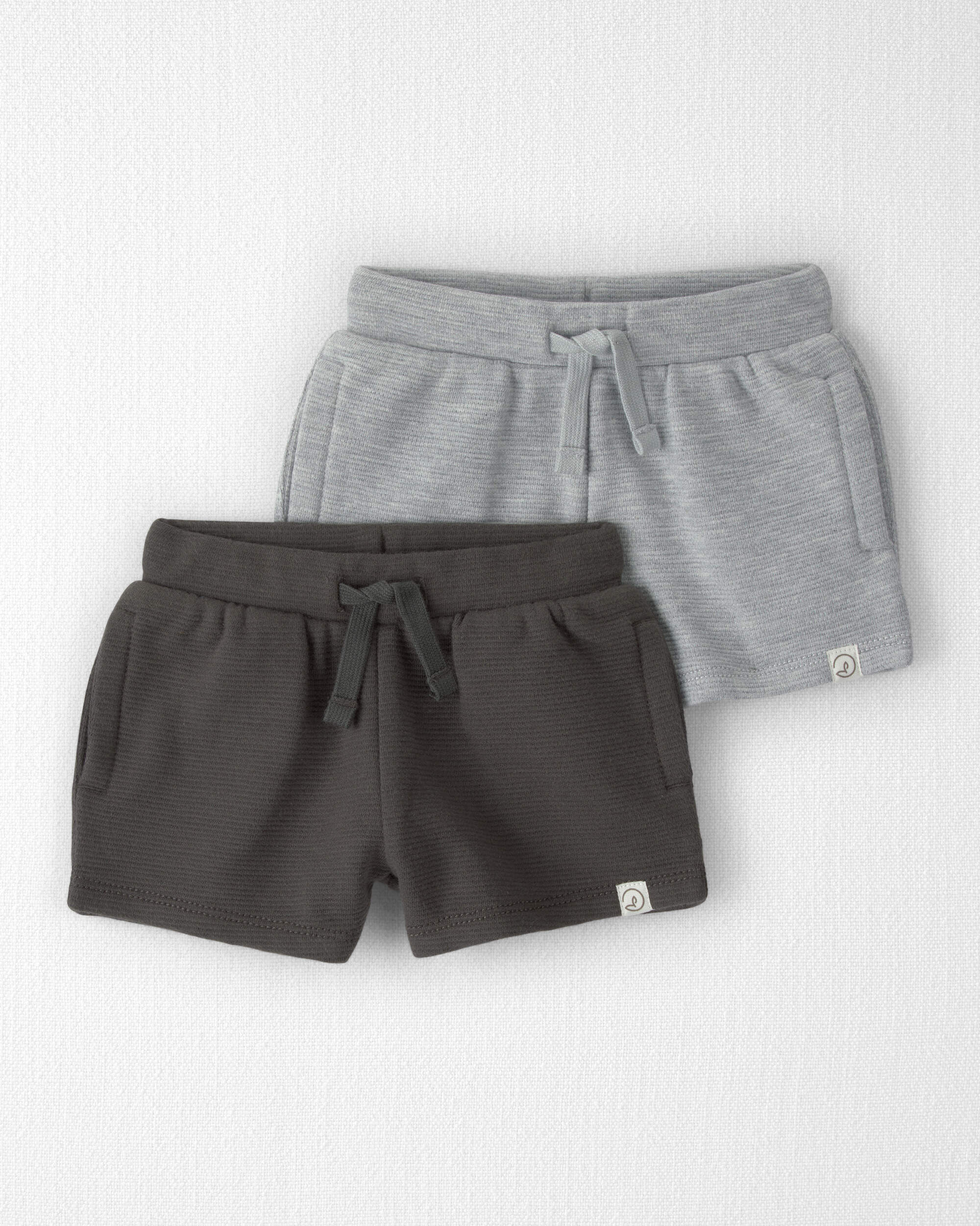 Baby 2-Pack Organic Cotton Shorts