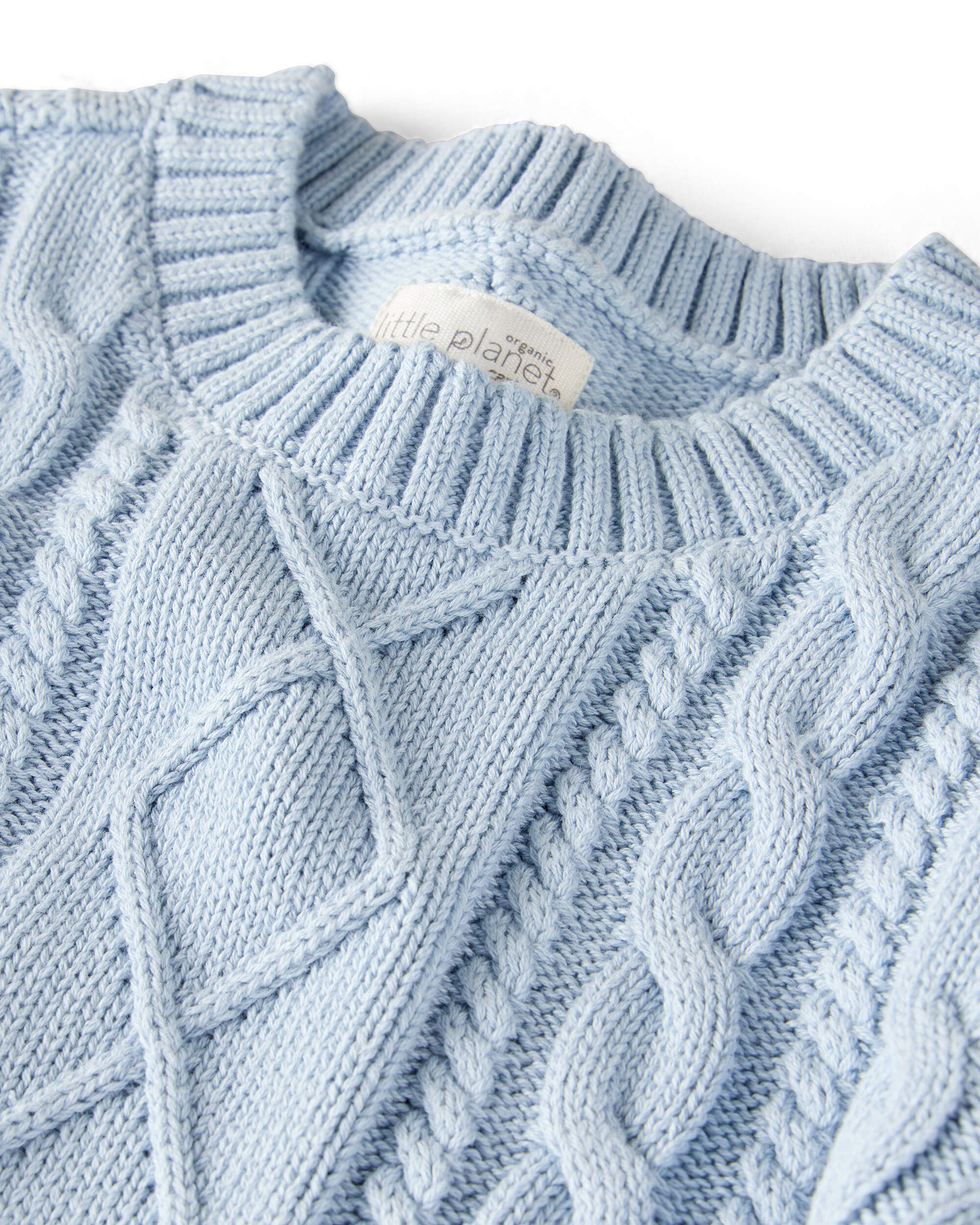 Toddler Organic Cotton Cable Knit Sweater