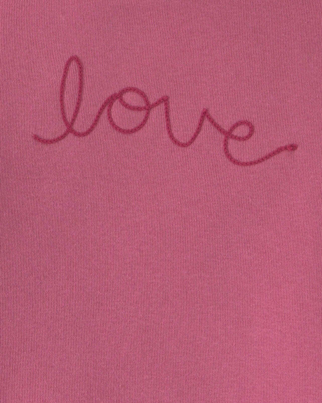 Toddler Girl 2-Piece 'Love' Fleece Long-Sleeve Top & Pant Set - Pink